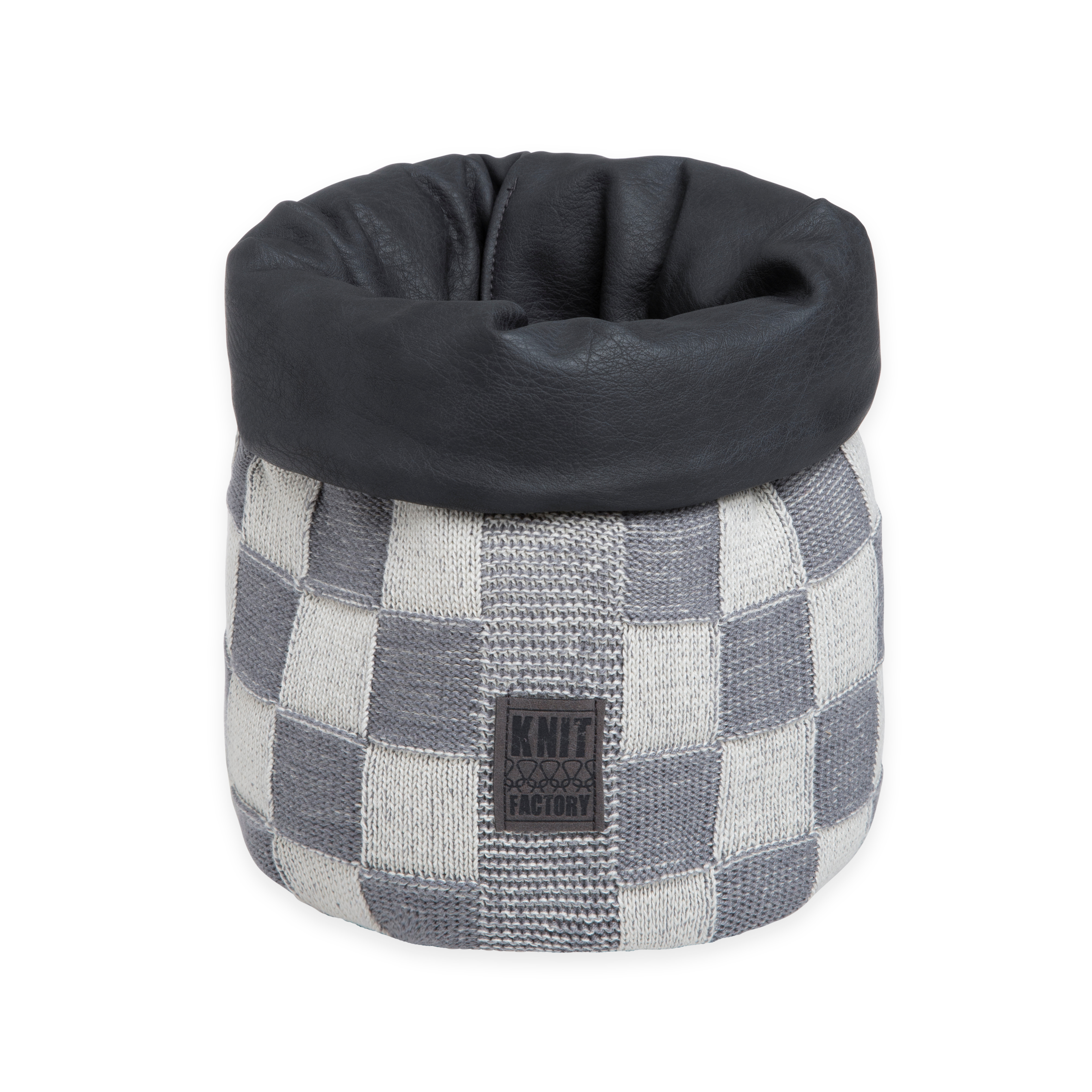 Basket Block Ecru/Med Grey - 25 cm