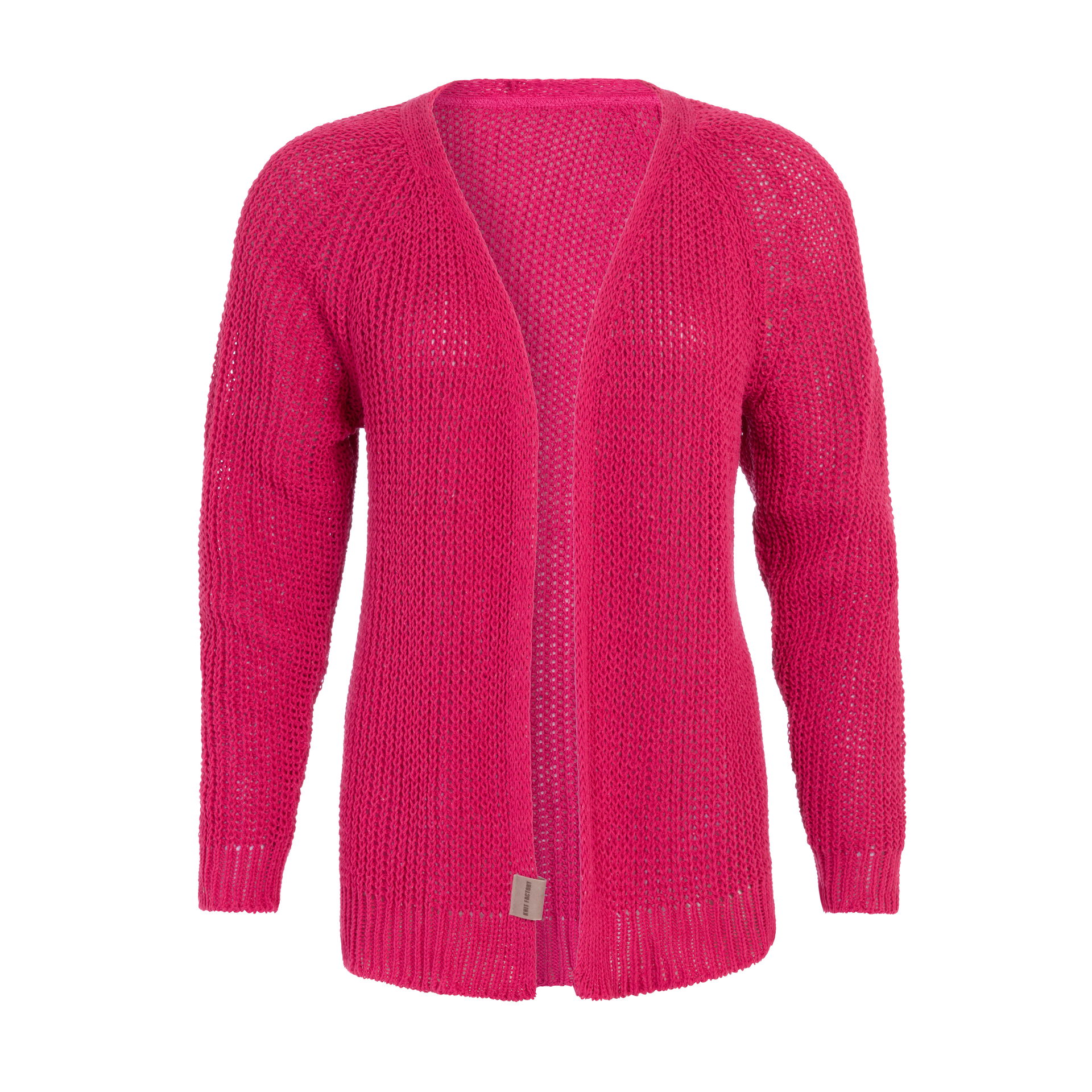 Daisy Kort Gebreid Vest Fuchsia - 40/42