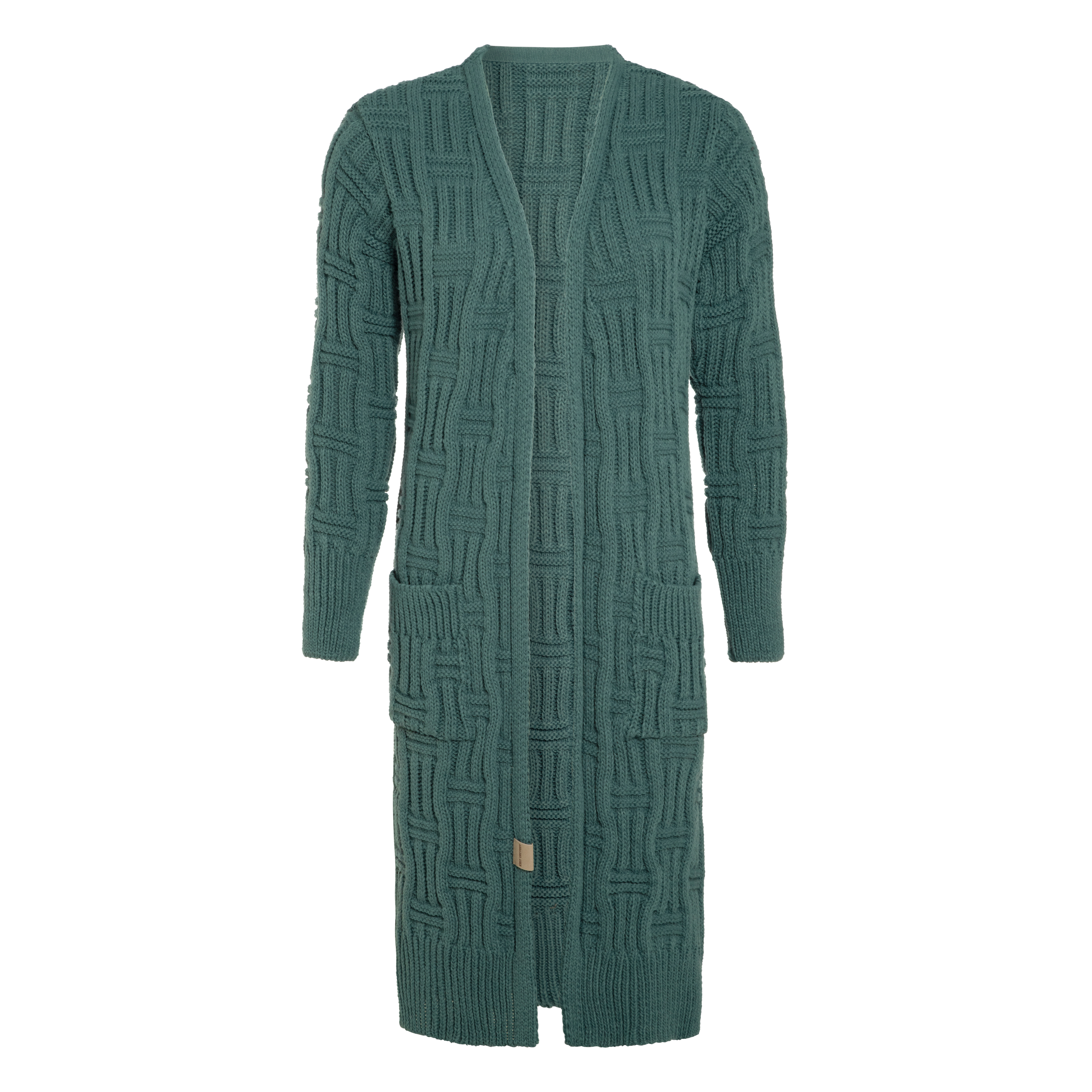Bobby Long Knitted Cardigan Laurel - 40/42 - With side pockets