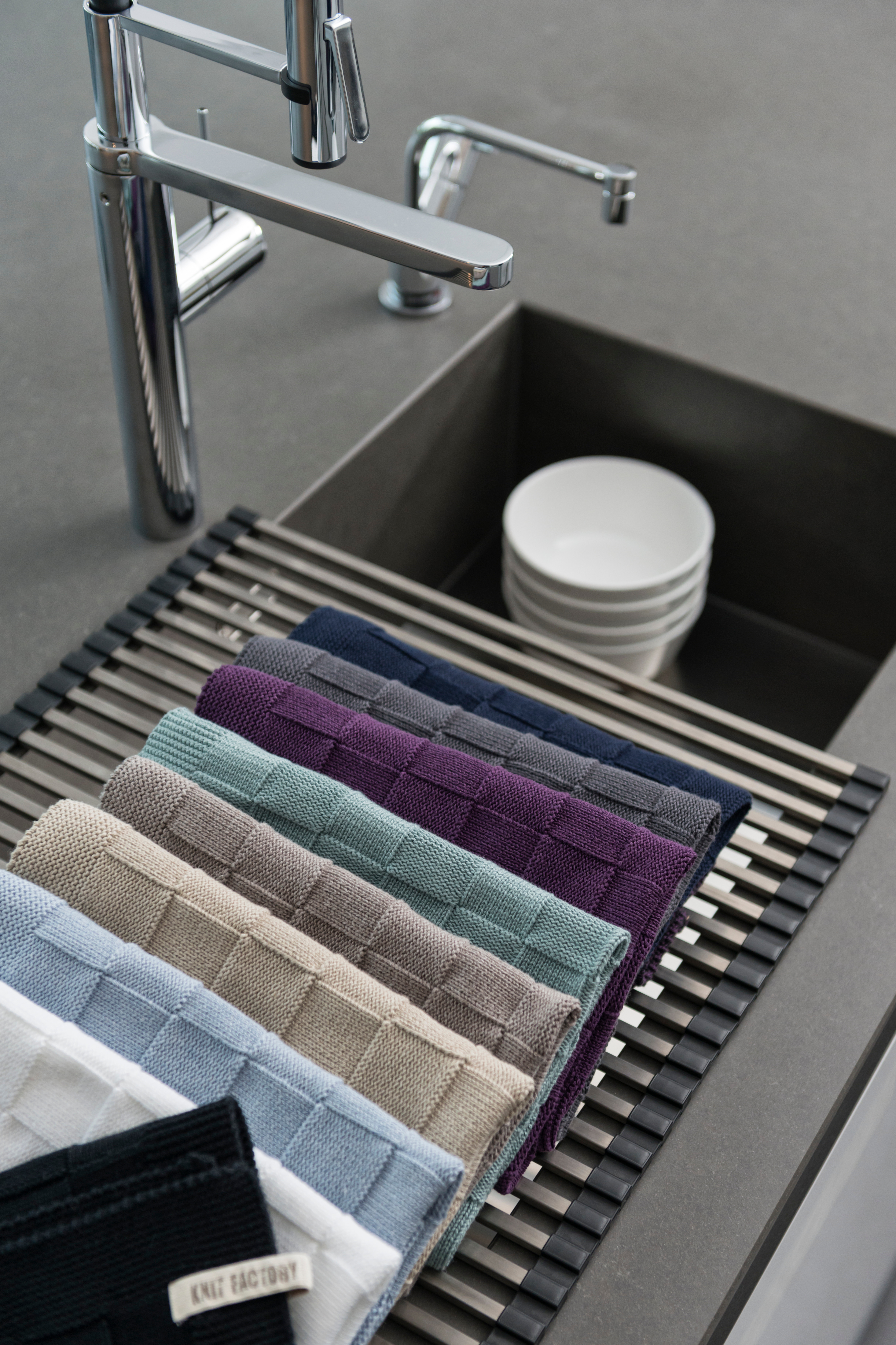 Kitchen Towel Uni Black