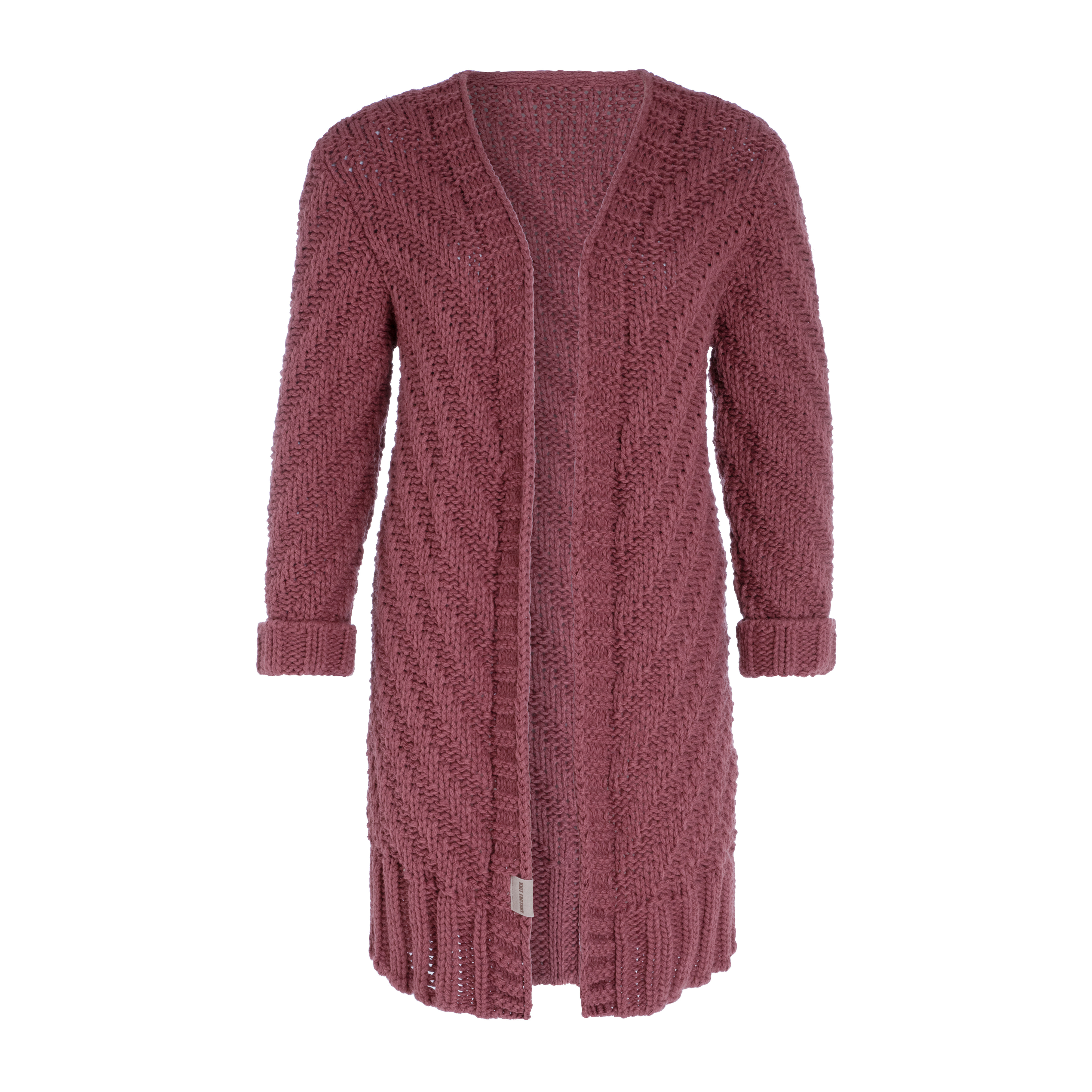Sally Gebreid Vest Stone Red - 36/38