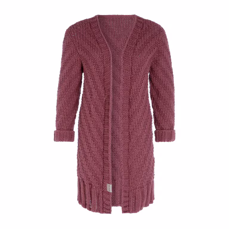 Sally Gebreid Vest Stone Red - 36/38