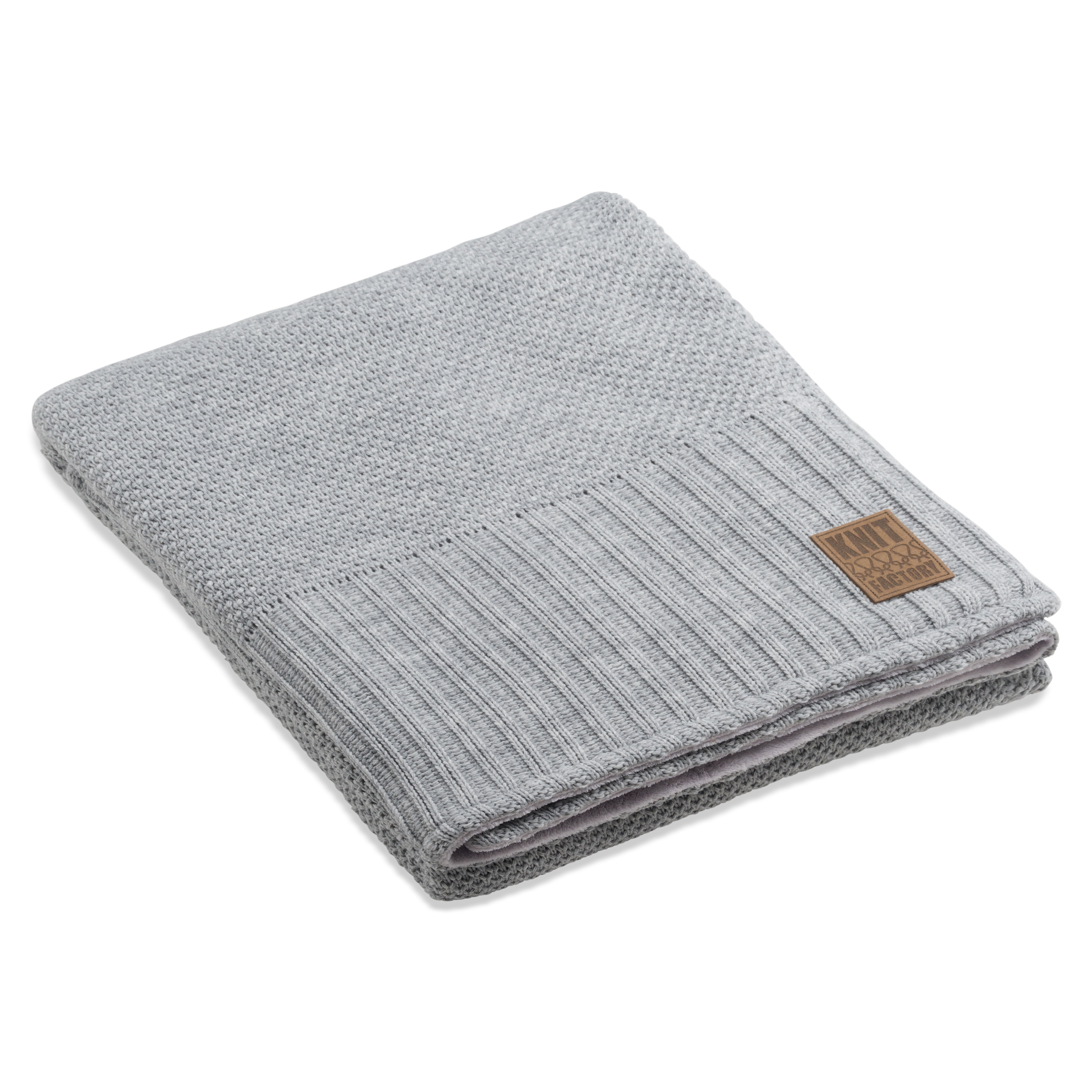 Lynn Plaid Teddy Light Grey