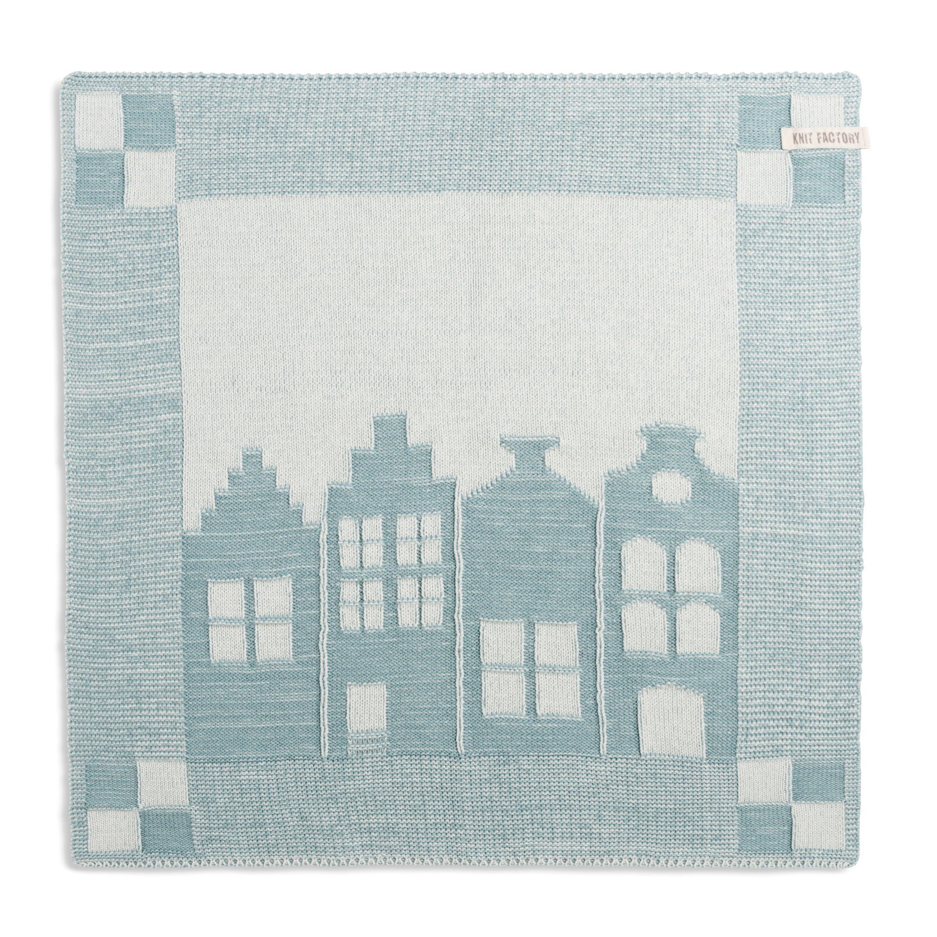 Kitchen Towel House Ecru/Stone Green