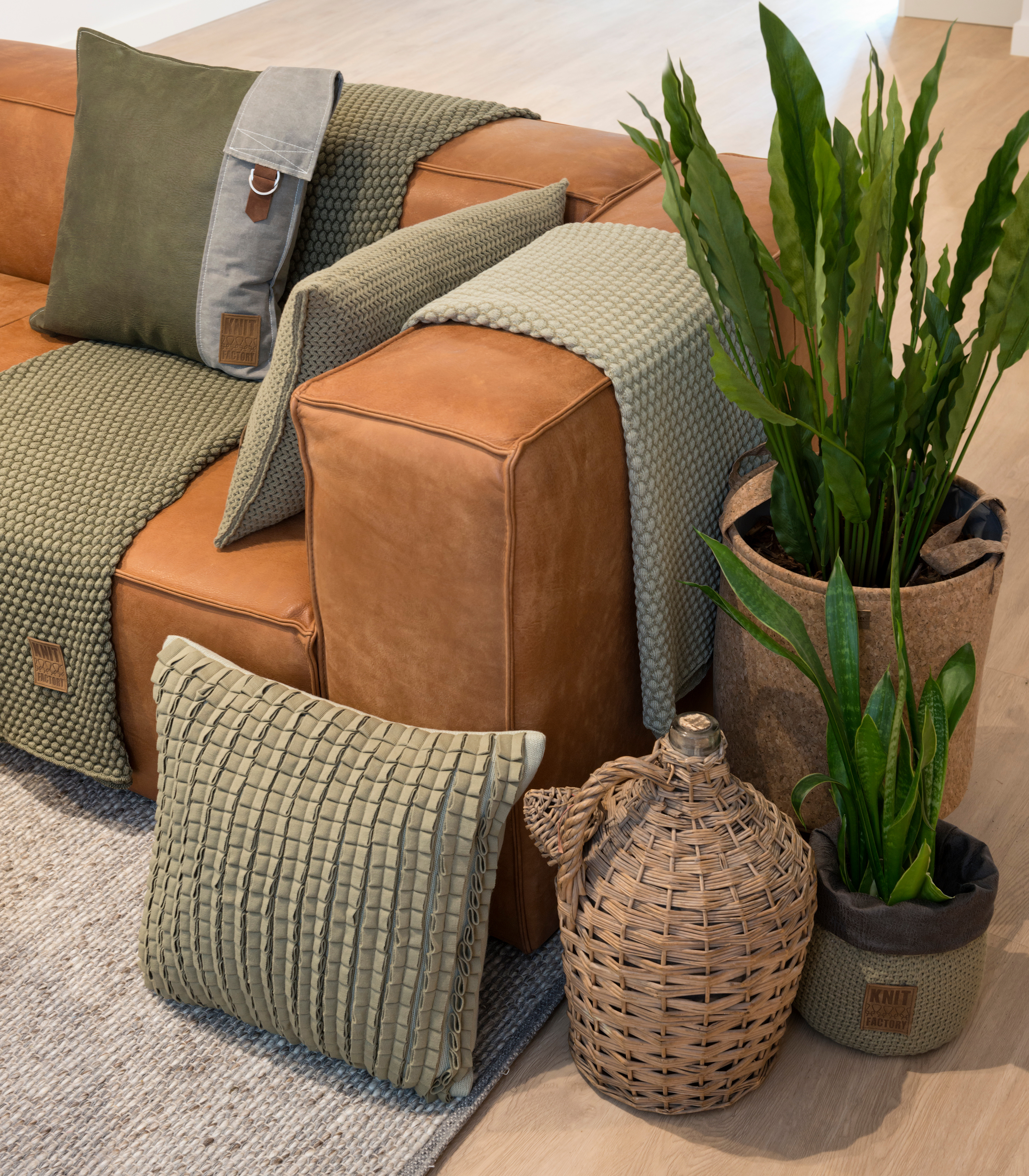 Juul Plaid Marron/Beige