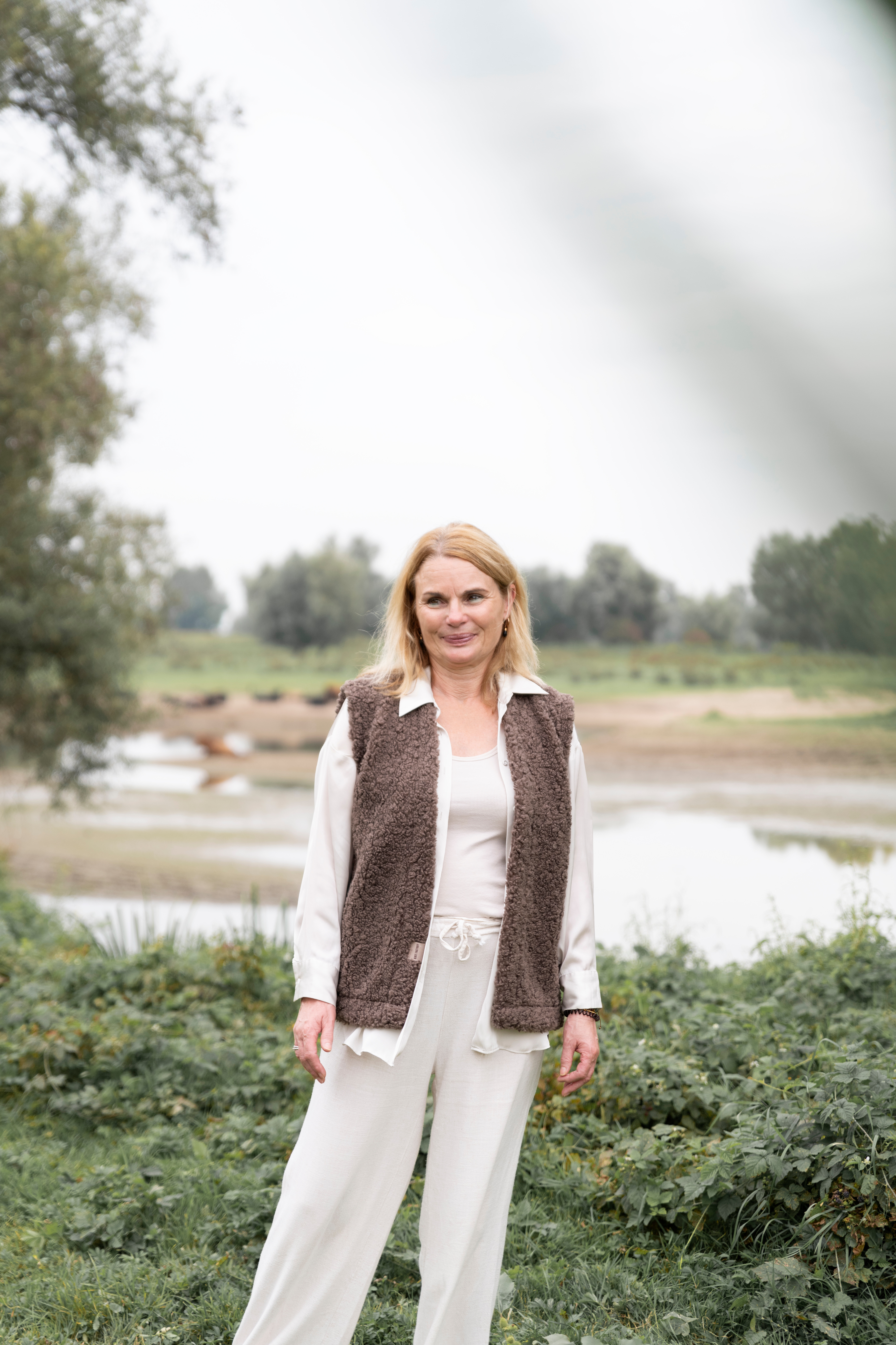 Rosie Gilet Teddy Taupe - 36/44