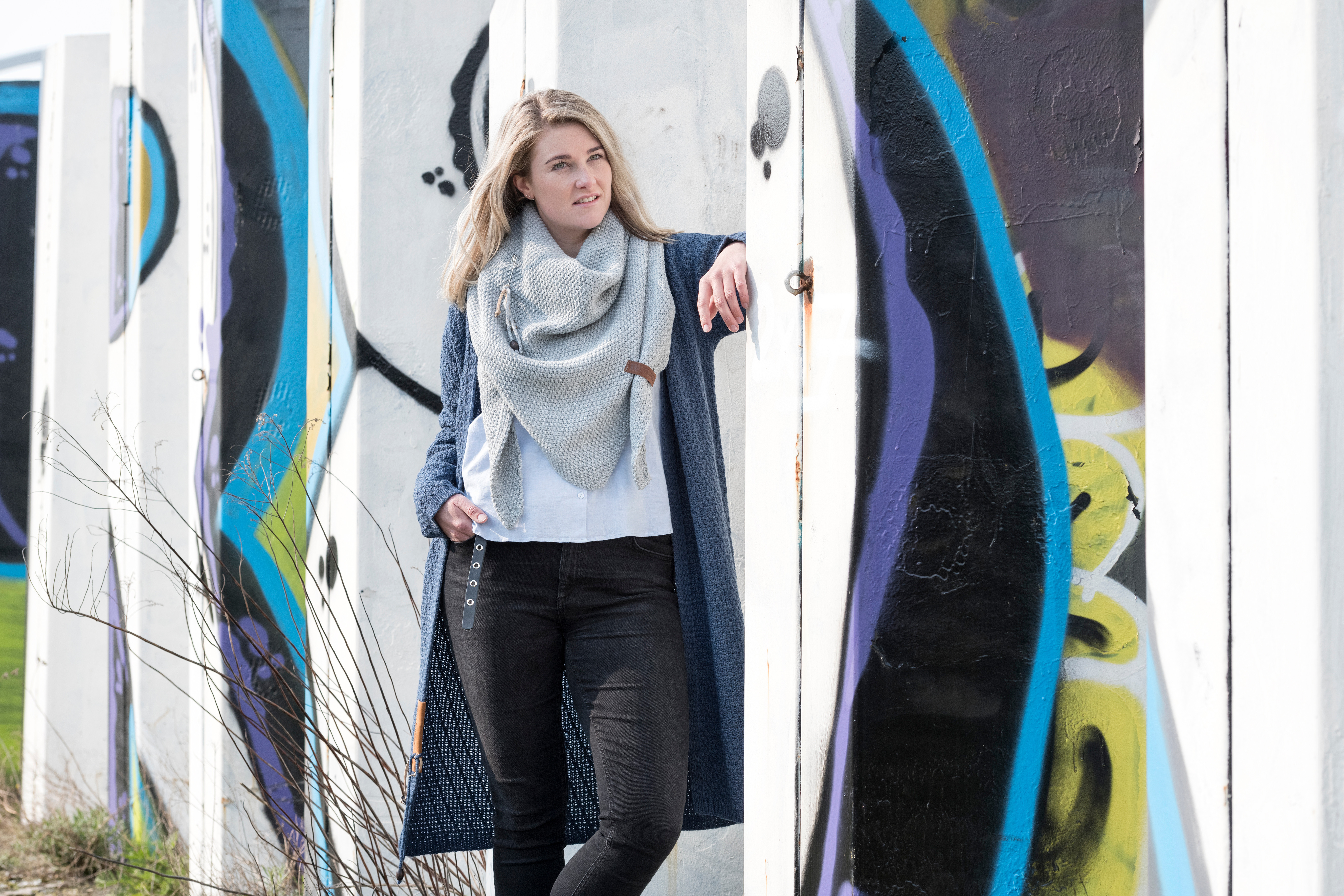 Coco Triangle Scarf Deluxe Bordeaux