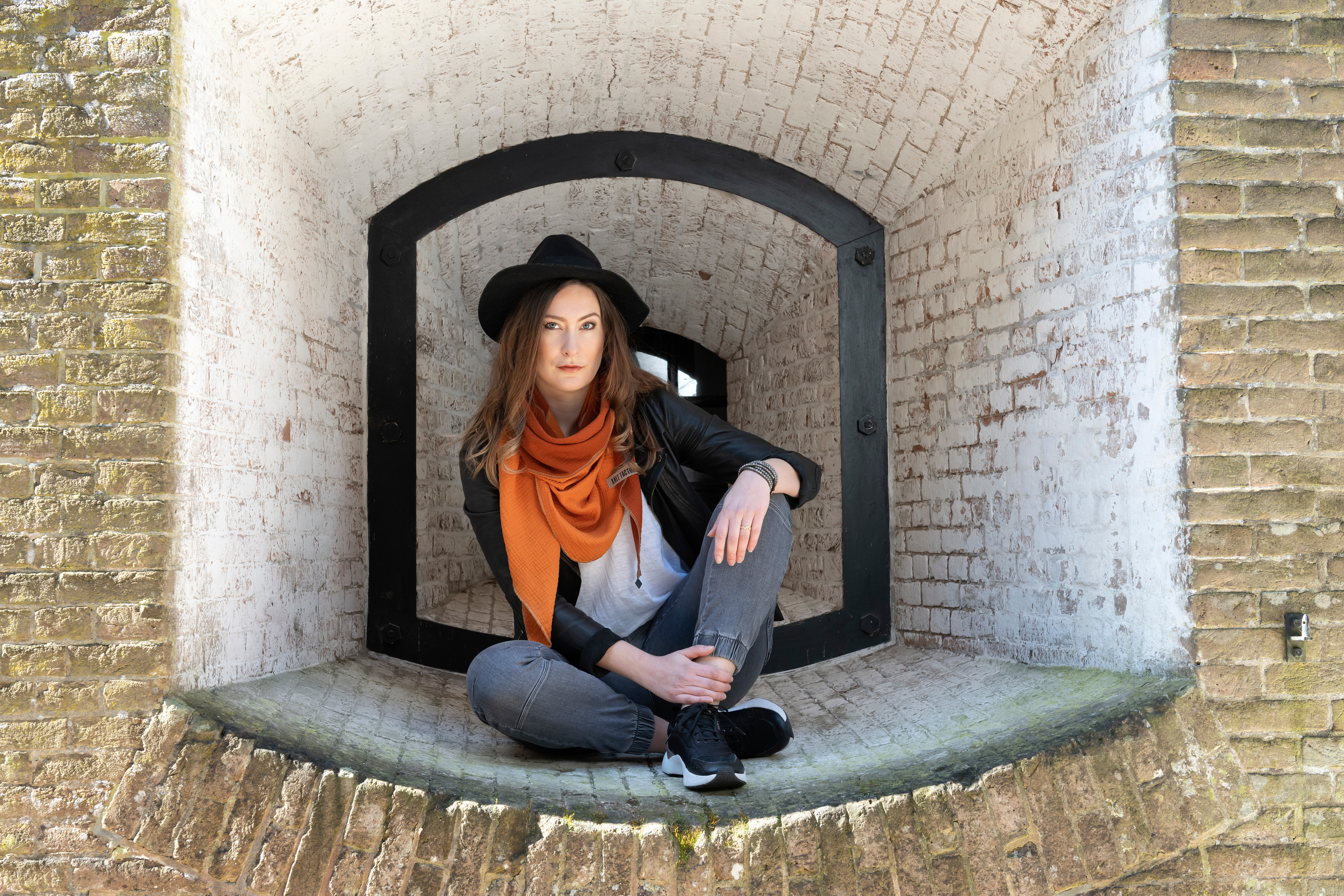 Fay Omslagdoek Terra/Roest
