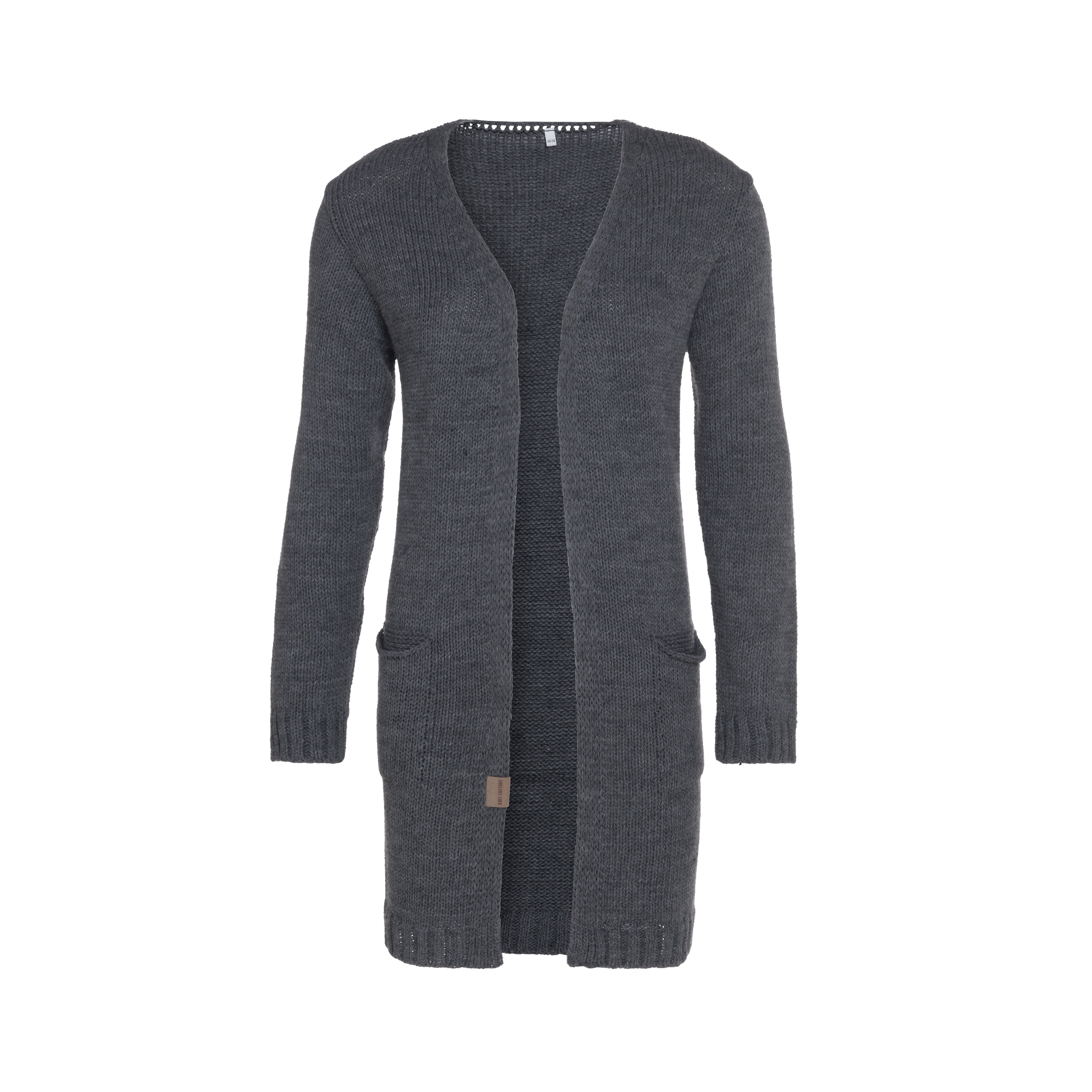 Ruby Strickjacke Anthrazit - 36/38 - Mit Taschen