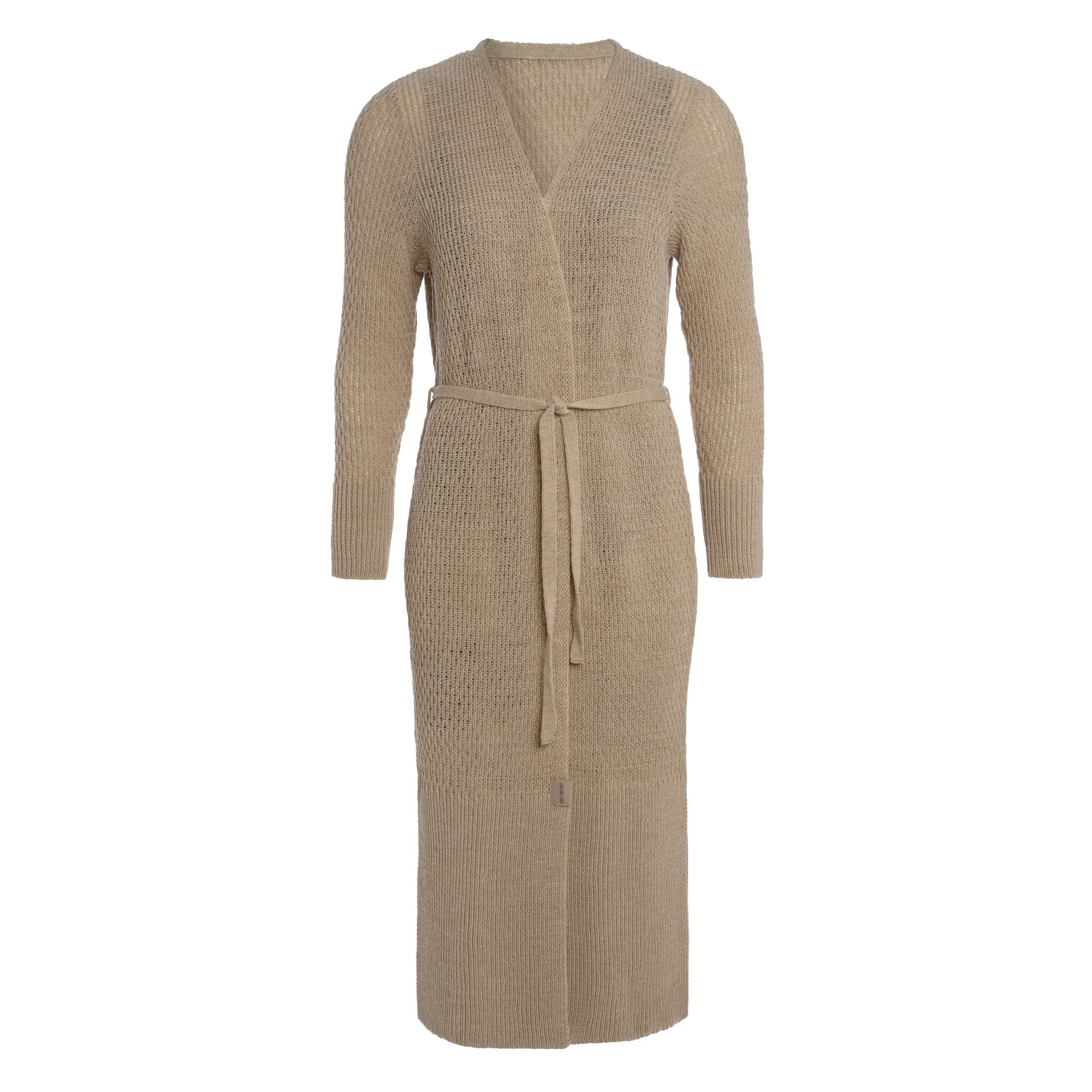 Gina Lange Strickjacke Leinen - 36/38 - Mit Taschen