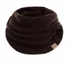 Milan Écharpe Tube Marron Foncé