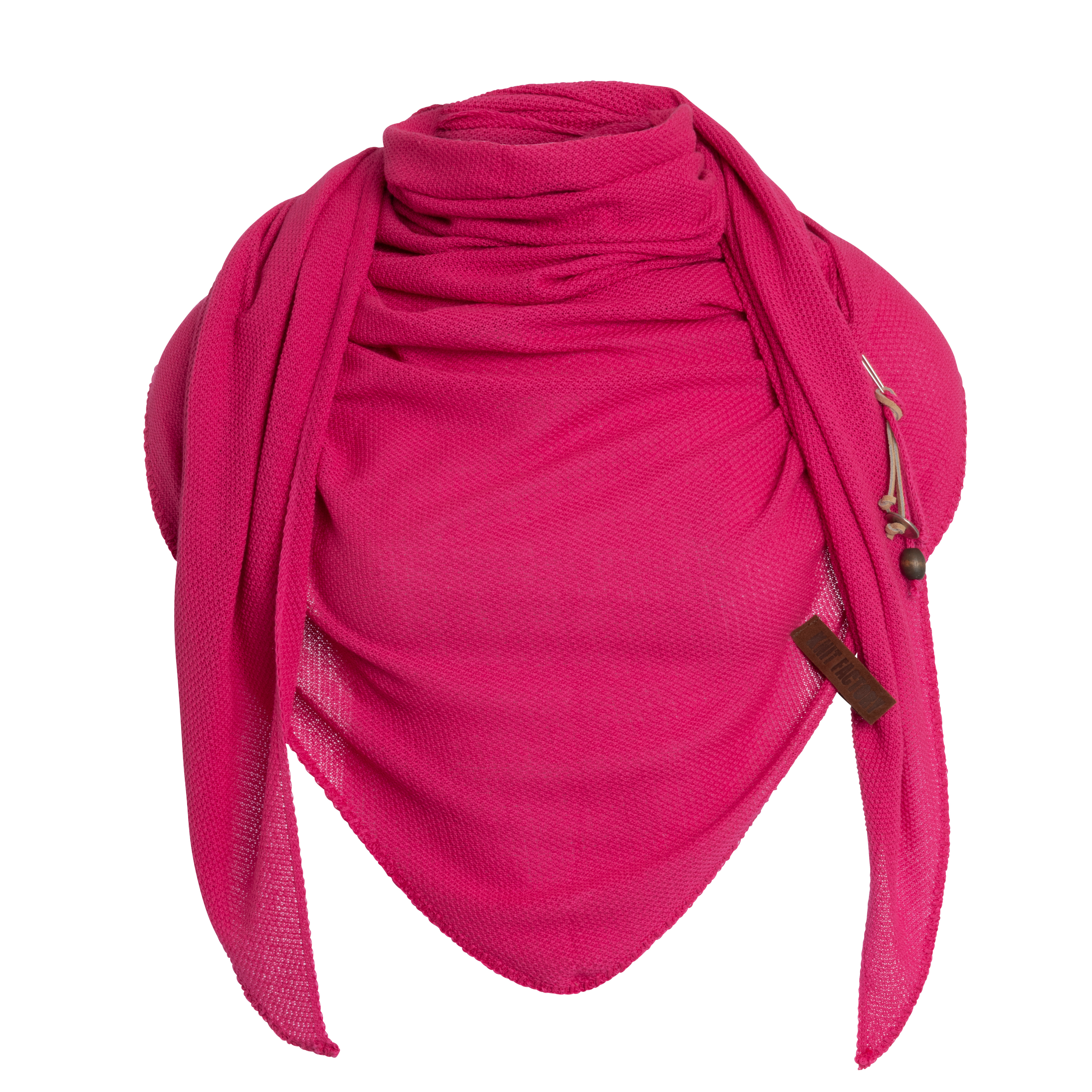 Lola Triangle Scarf Fuchsia