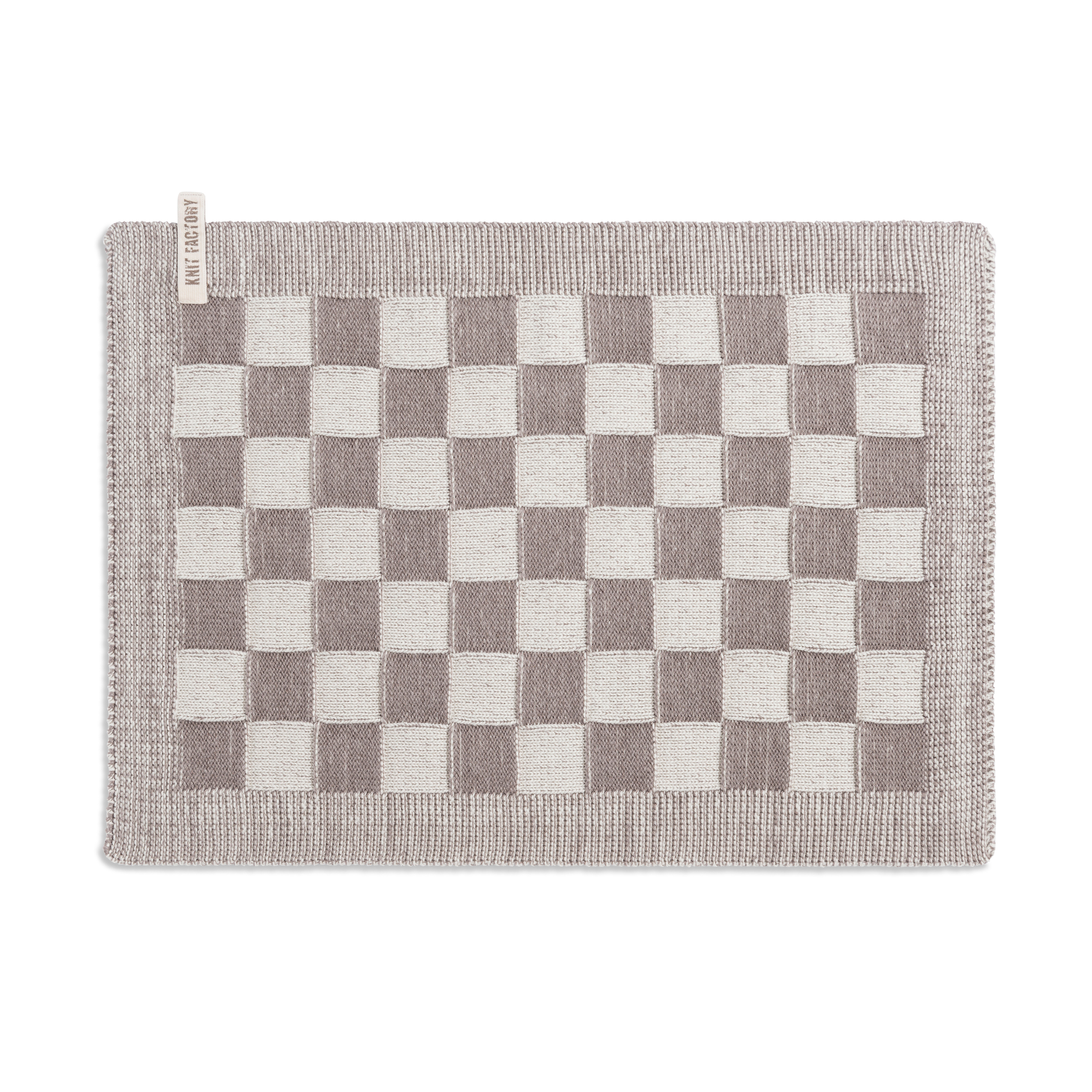 Placemat Block Ecru/Taupe