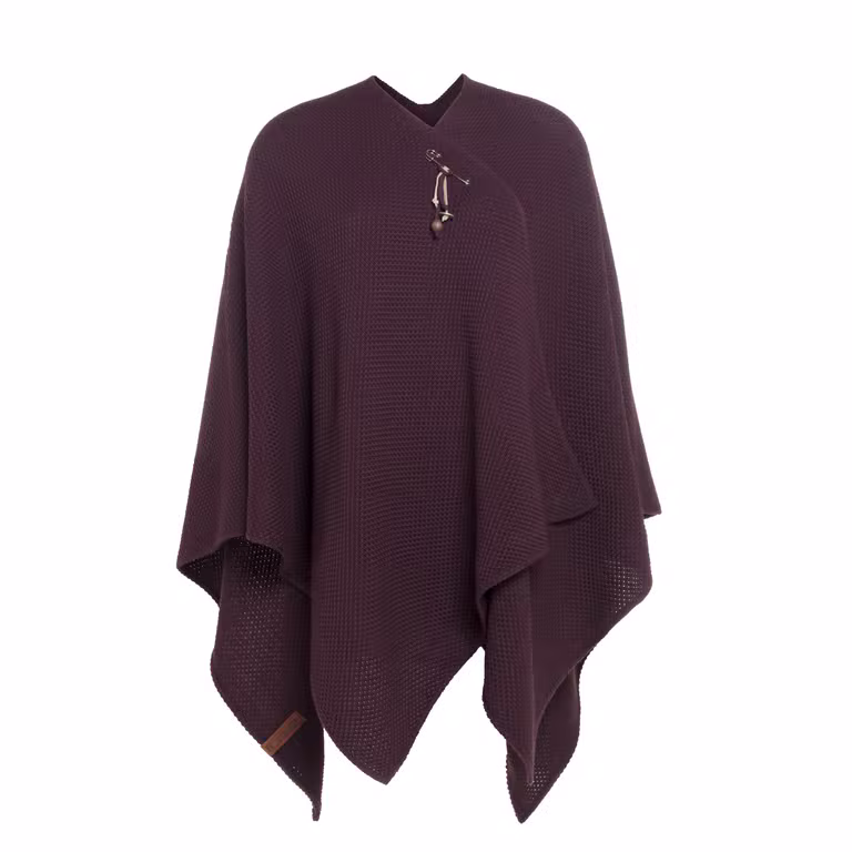 Jazz Poncho Cape Aubergine