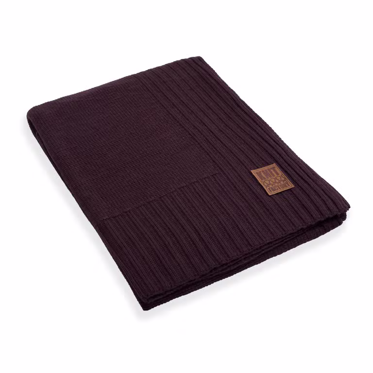 Uni Plaid Aubergine