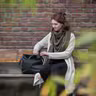 Luna Lange Strickjacke Taupe - 40/42