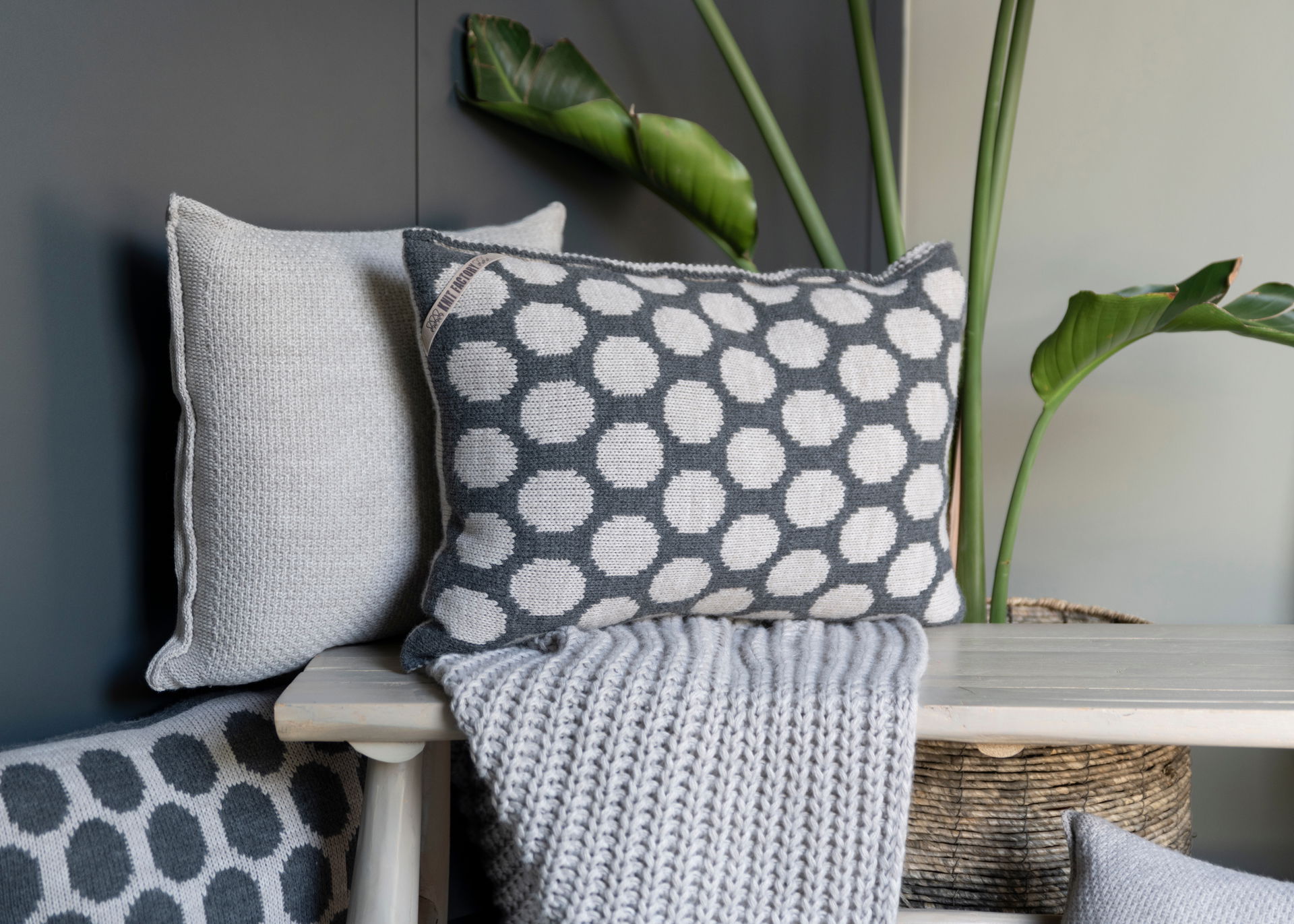 Uni Kussen Iced Clay - 50x50