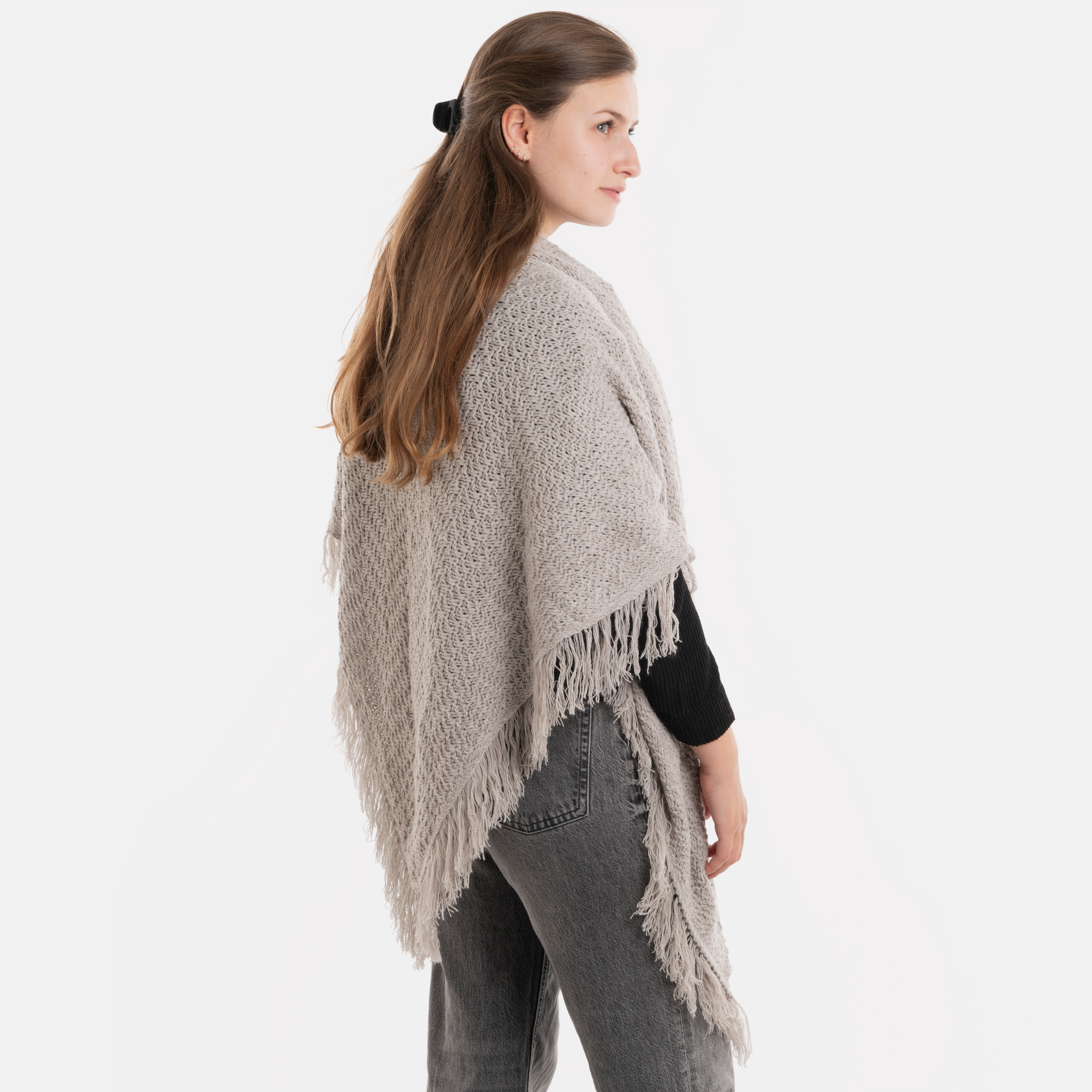 Amber Dreiecksschal Iced Clay