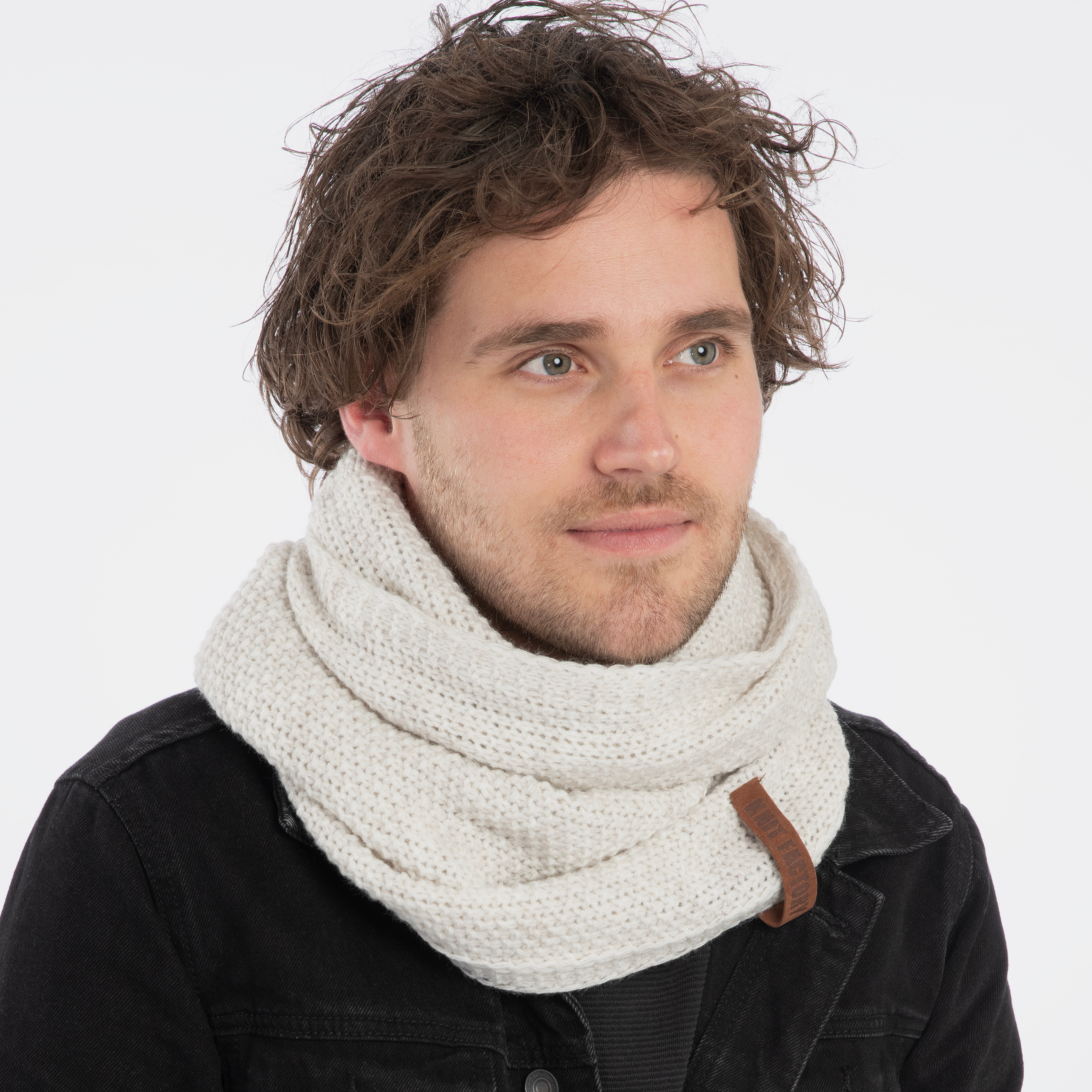 Coco Infinity Scarf Beige