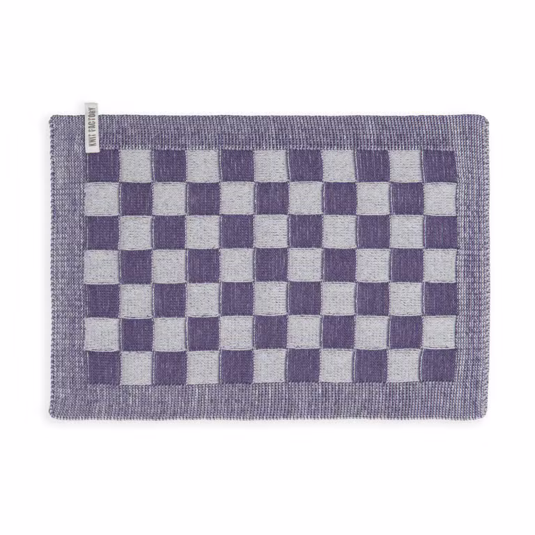 Placemat Block Ecru/Violet
