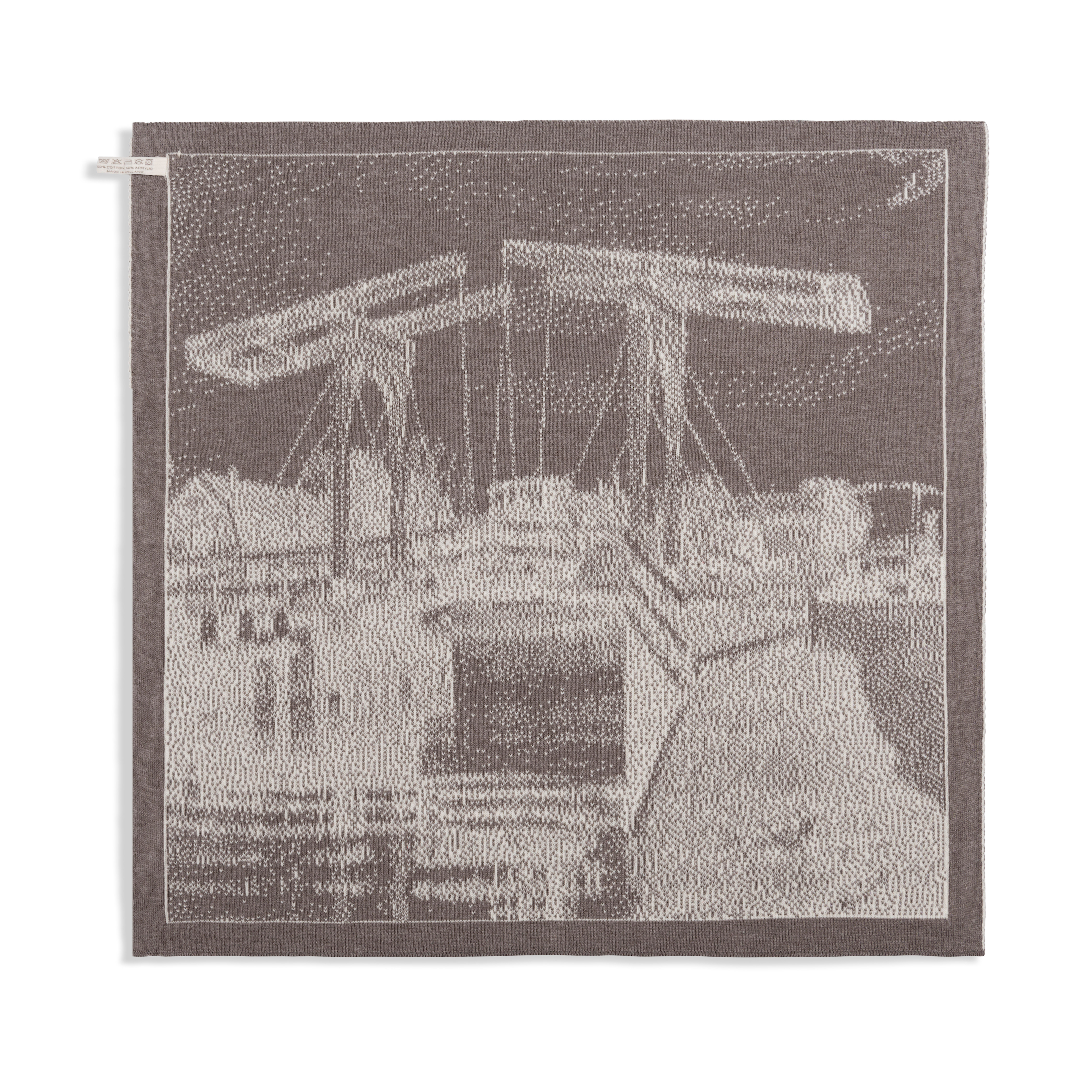 Küchentuch Brücke Ecru/Taupe