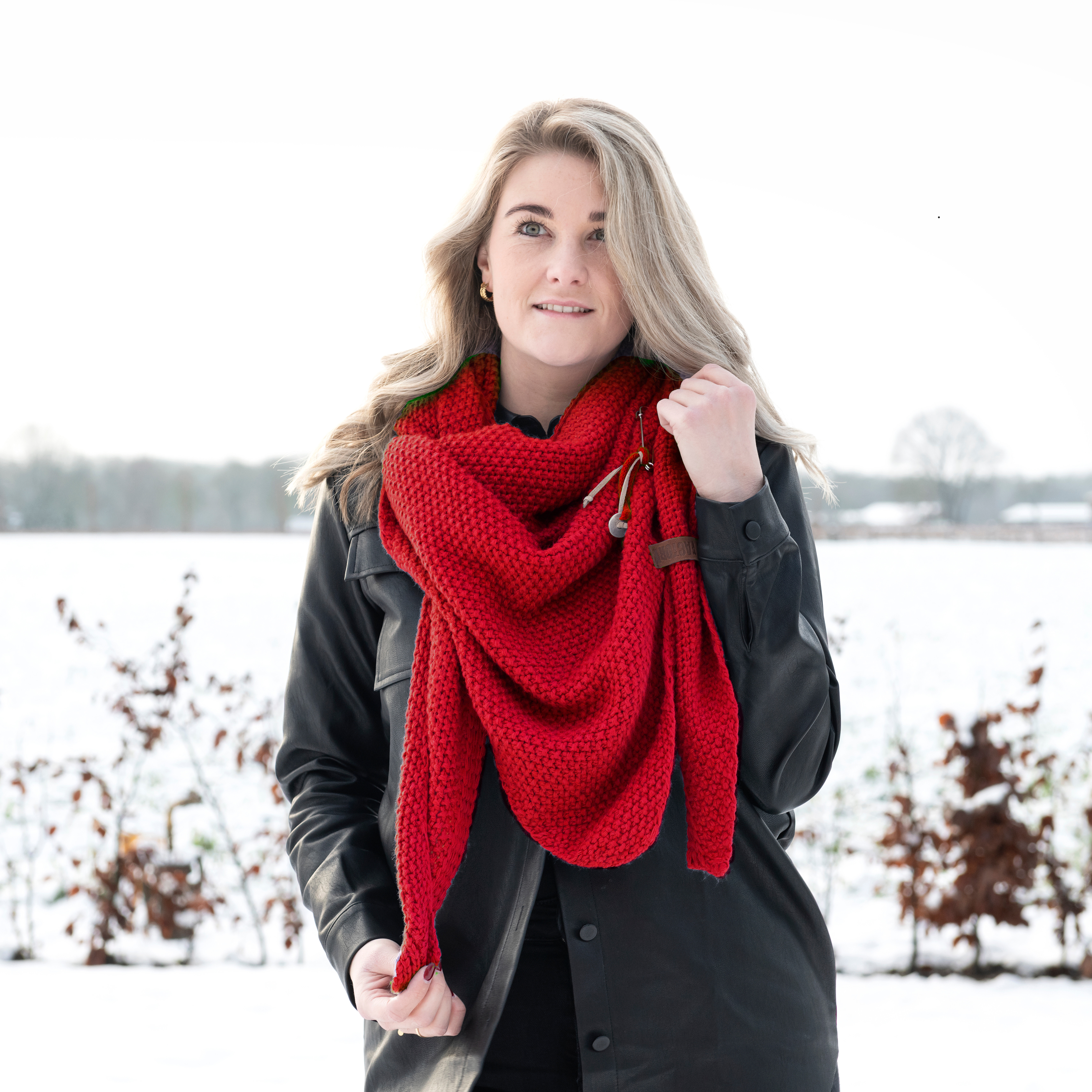 Coco Dreiecksschal Grau