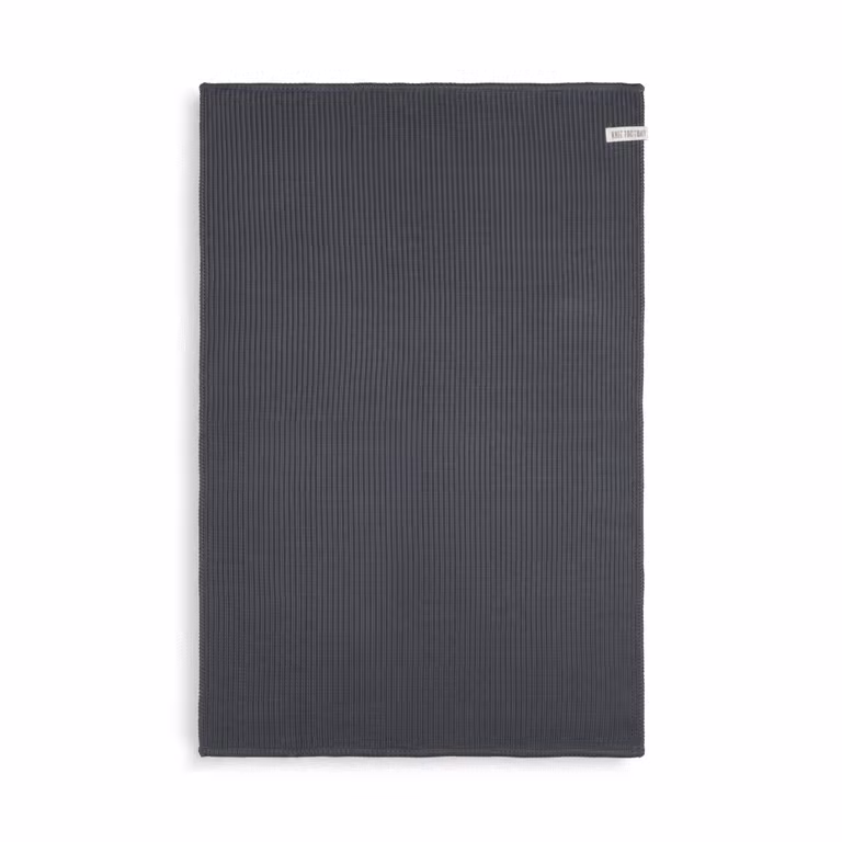 Morres Tapis de Bain Tricoté Premium Anthracite - 80x50