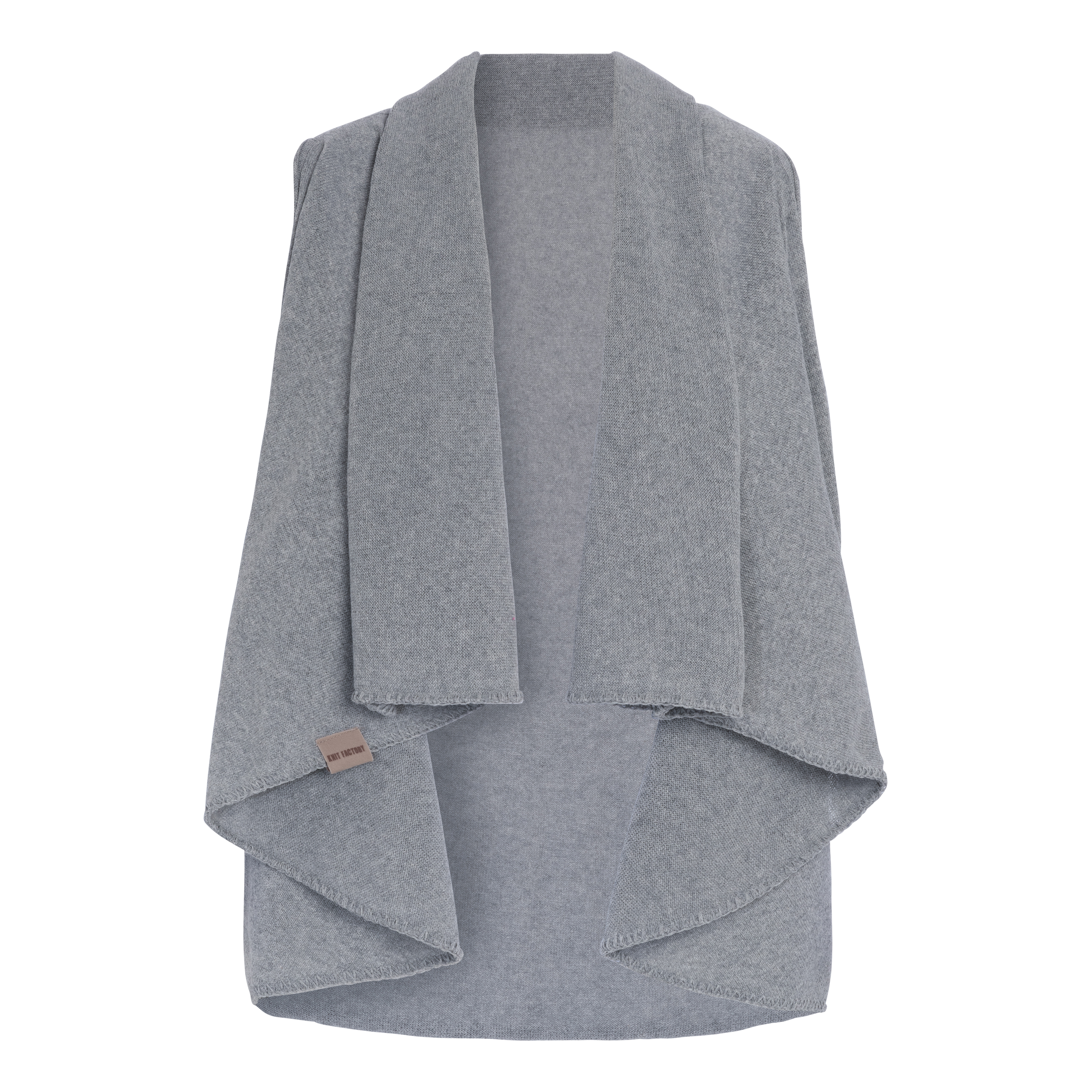 Senna Knitted Gilet Light Grey