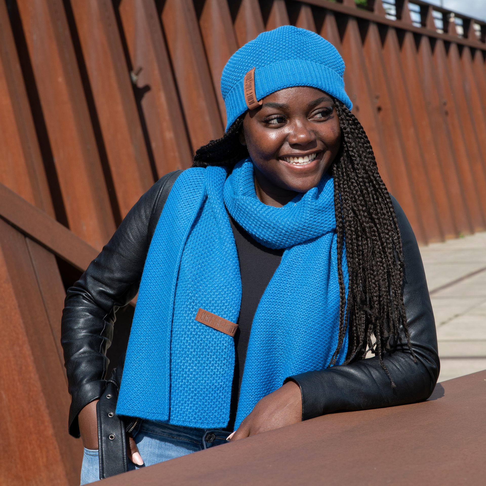 Jazz Schal Anthrazit