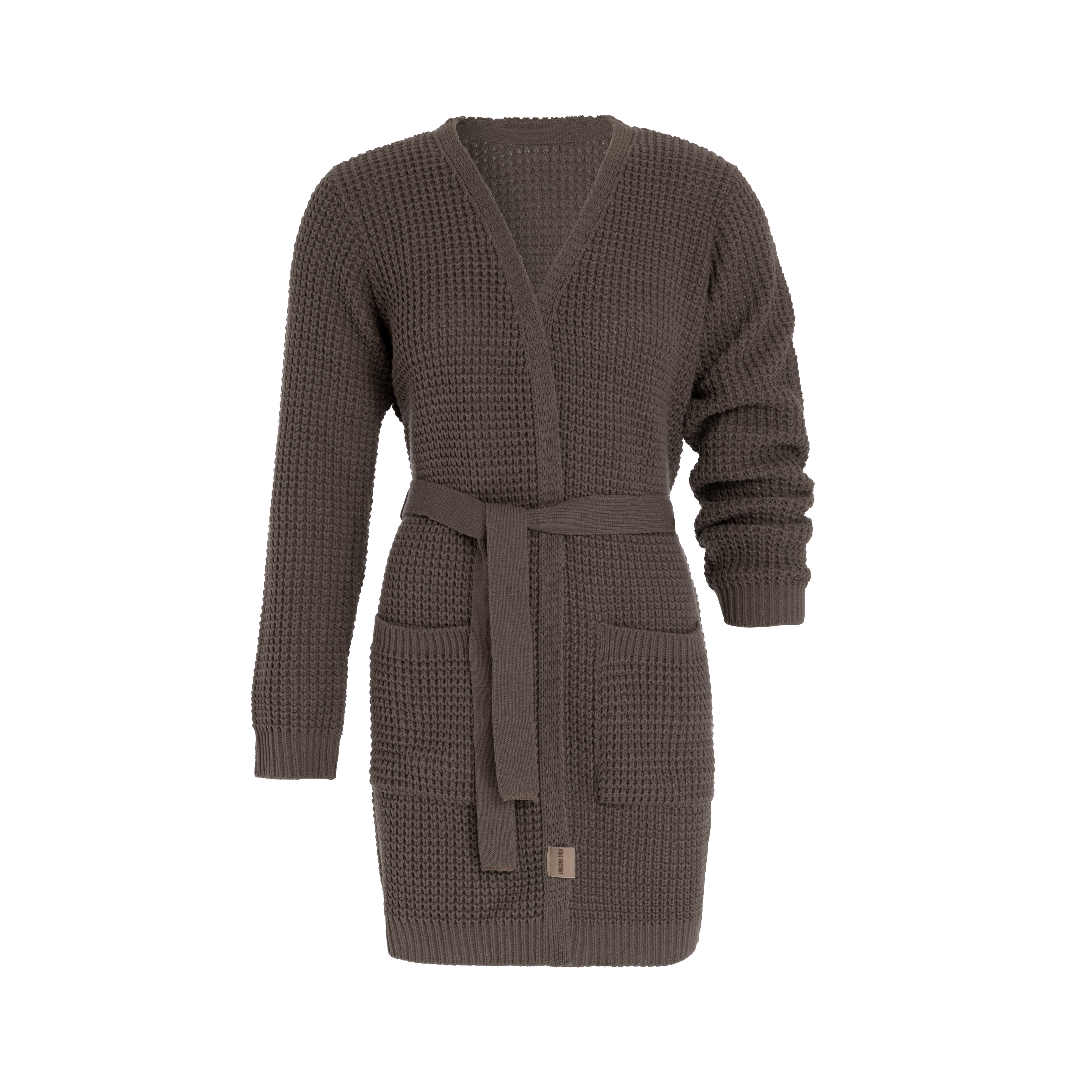 Robin Knitted Cardigan Cappuccino - 36/38 - With side pockets Robin Knitted Cardigan Cappuccino - 36/38 - With side pockets