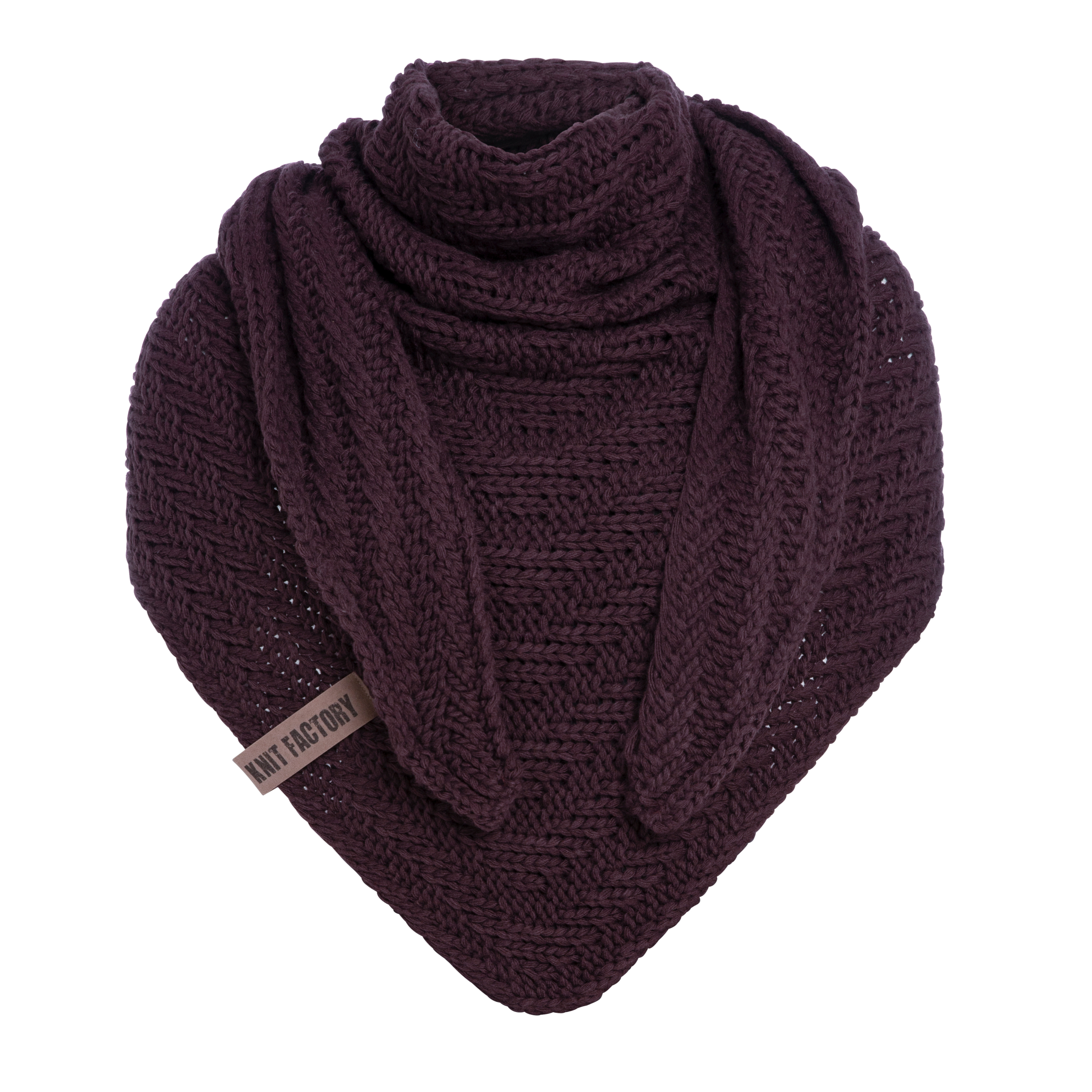 Sally Omslagdoek Aubergine