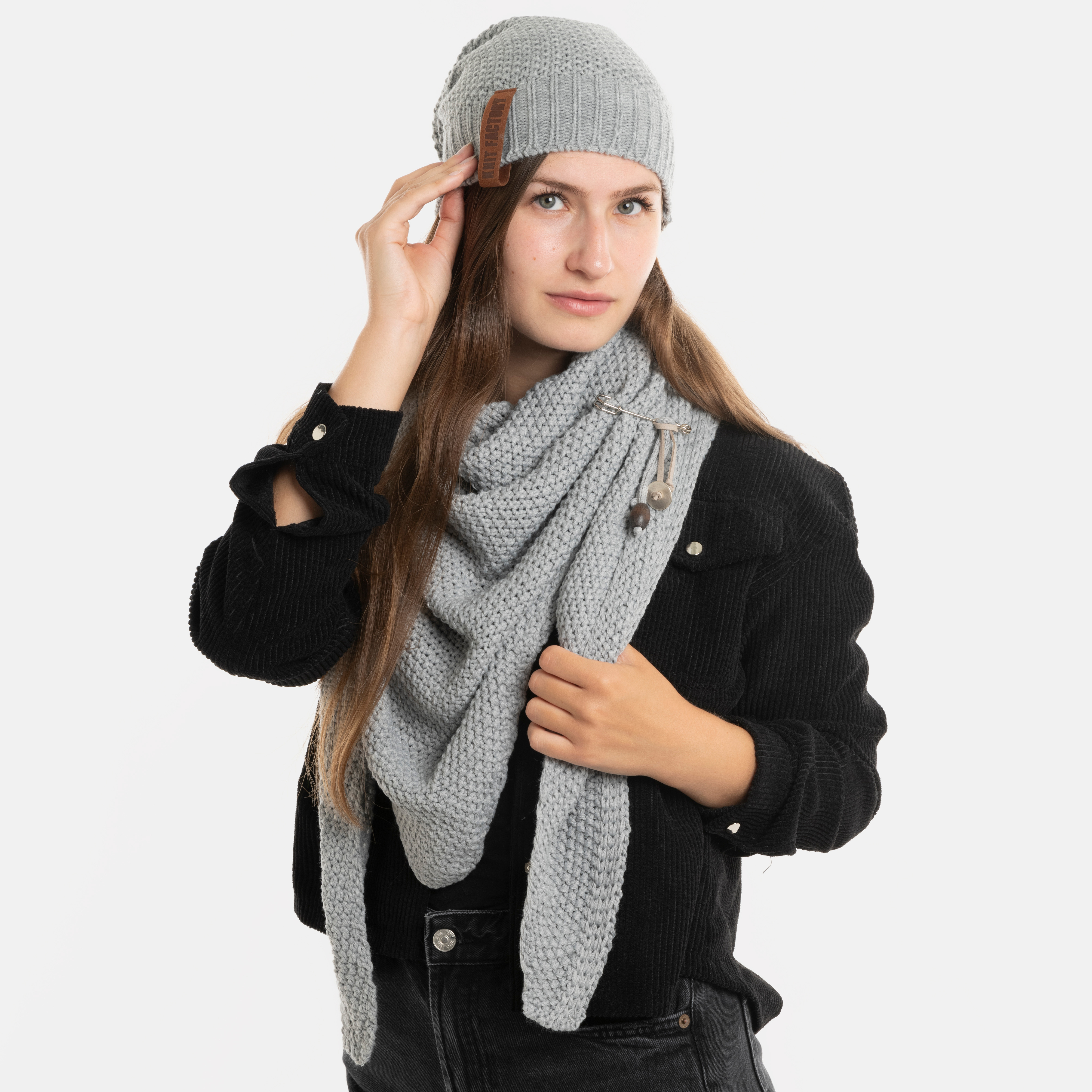 Coco Beanie Light Grey