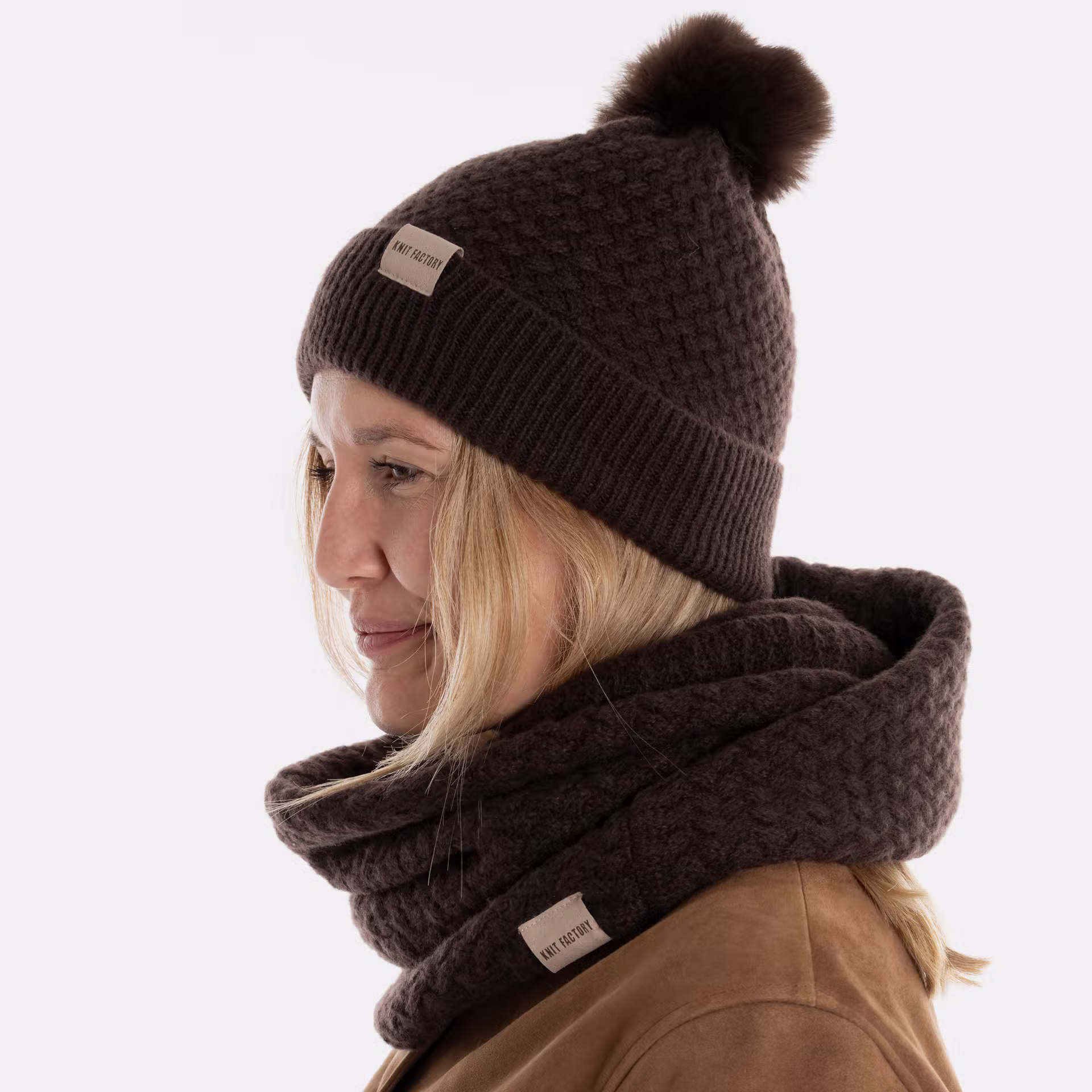 Milan Bonnet Marron Foncé