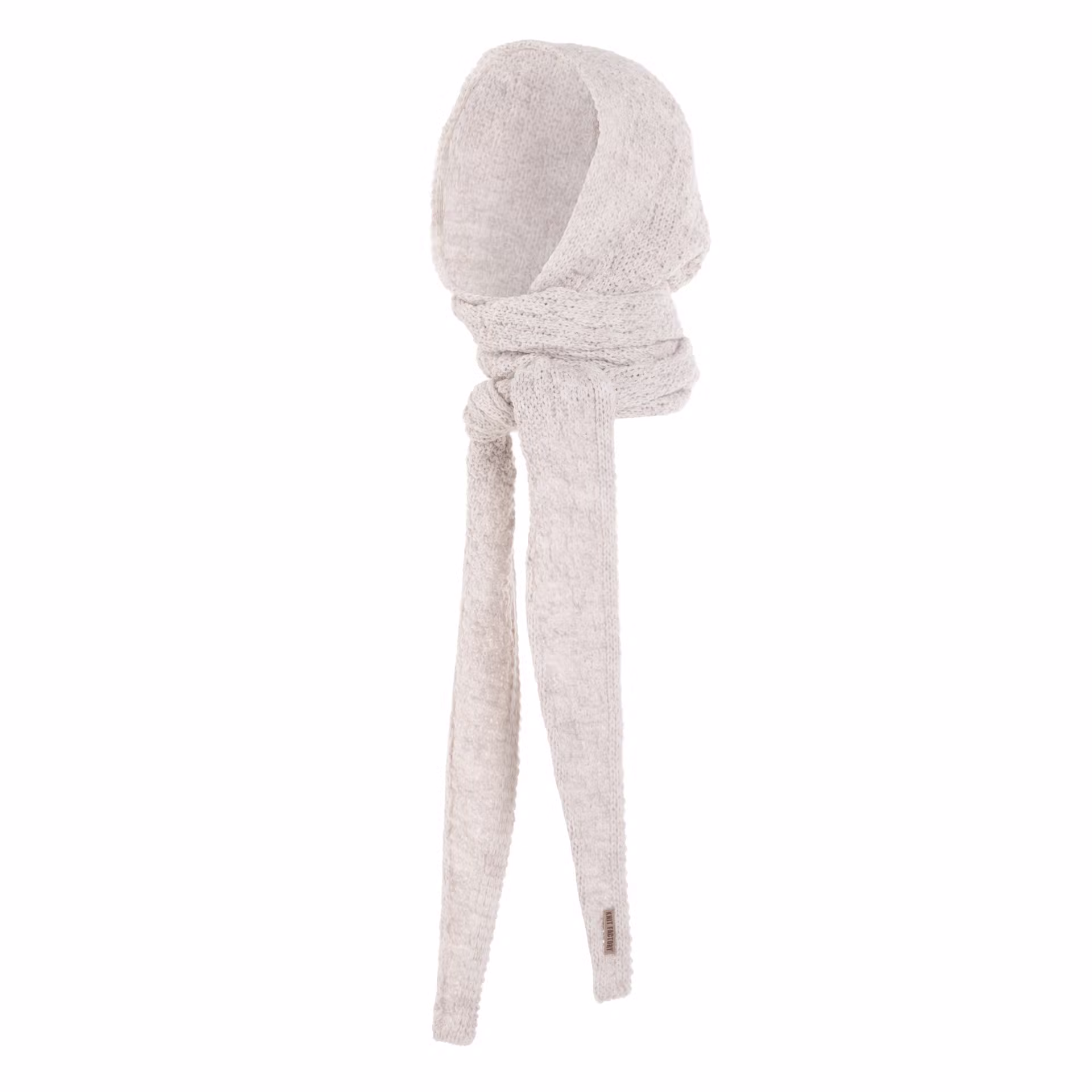 Blake Hooded Scarf Beige