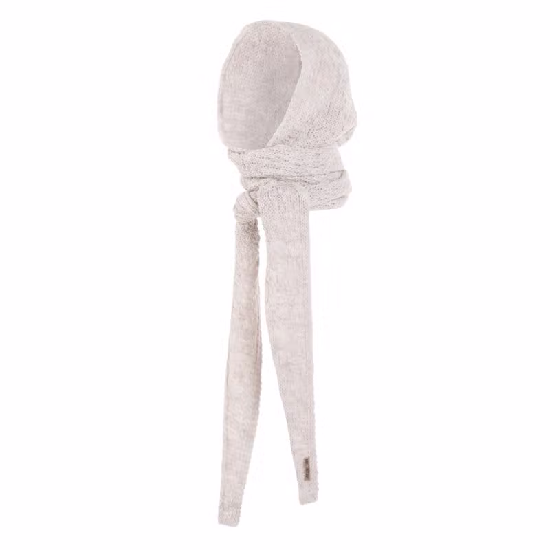 Blake Hooded Scarf Beige