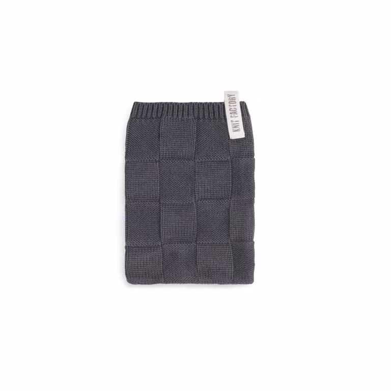 Ivy Gant de Toilette Tricoté Premium Anthracite