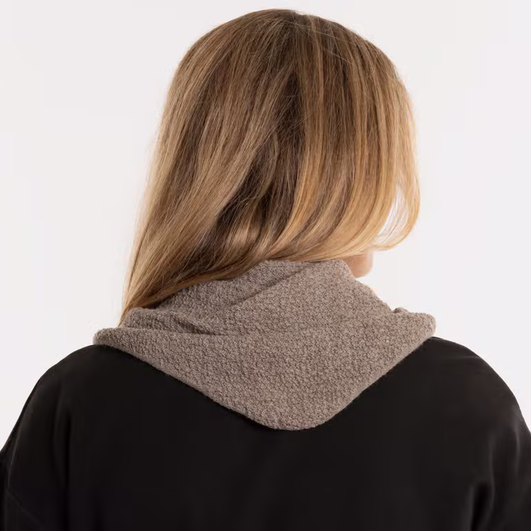 Yuna Triangle Neck Scarf  Marron