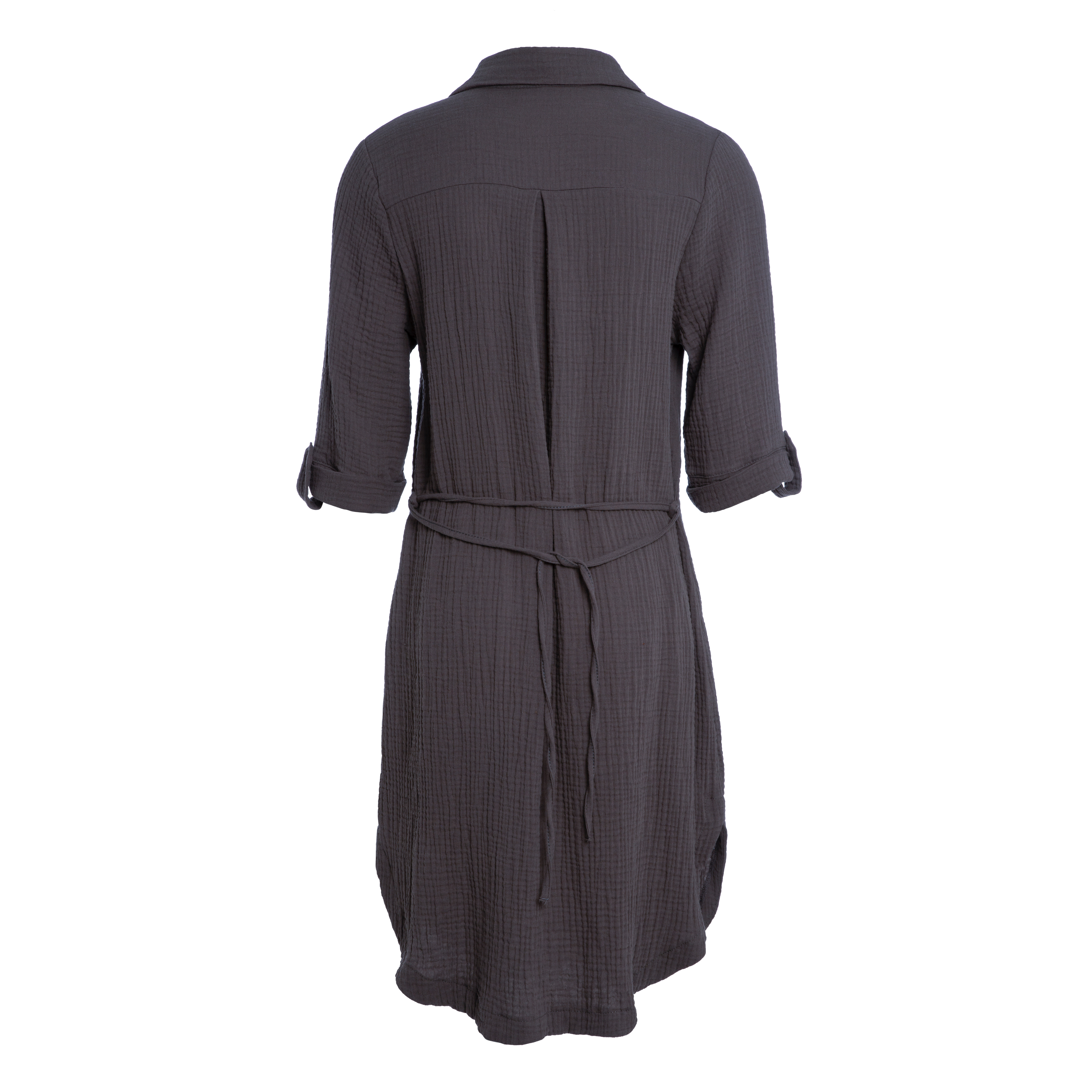 Kim Blusenkleid Anthrazit - S