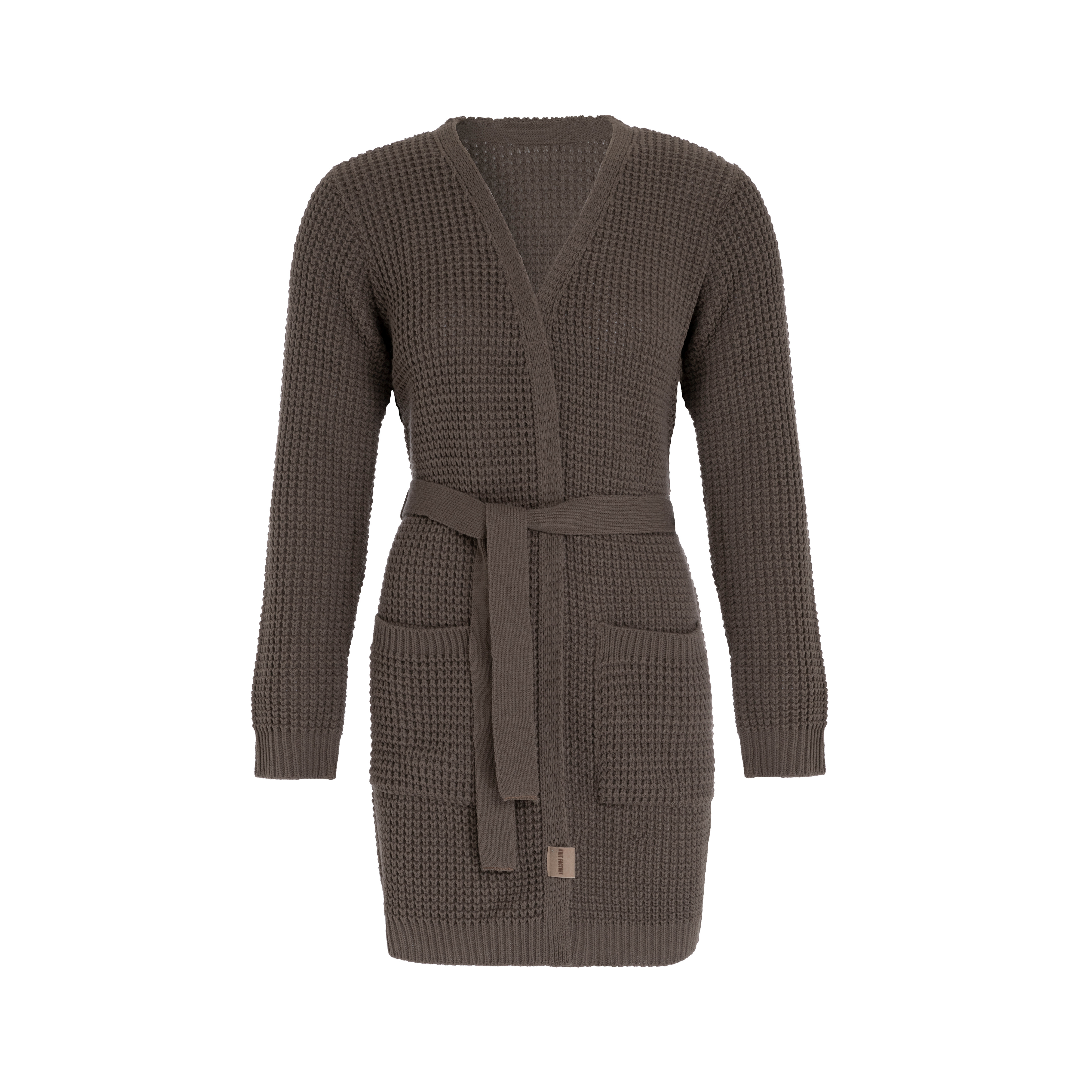 Robin Knitted Cardigan Cappuccino - 36/38 - With side pockets Robin Knitted Cardigan Cappuccino - 36/38 - With side pockets