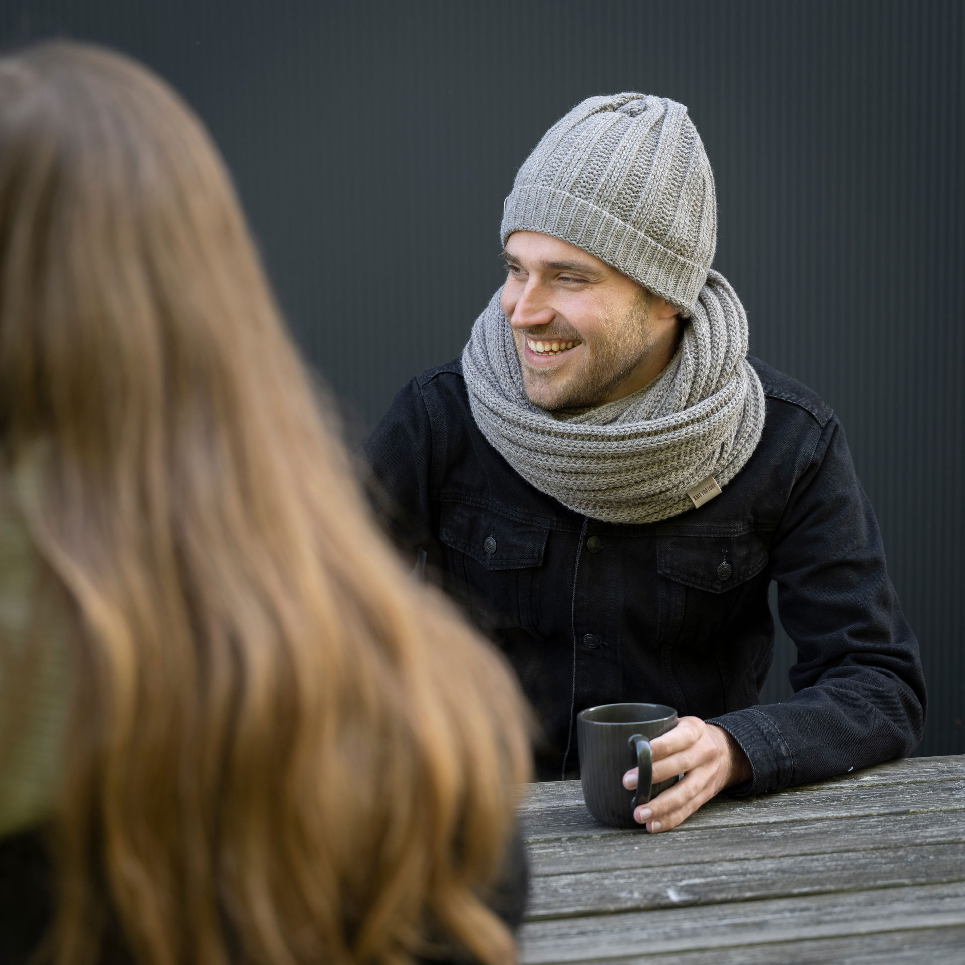 Nica Loop Schal Iced Clay