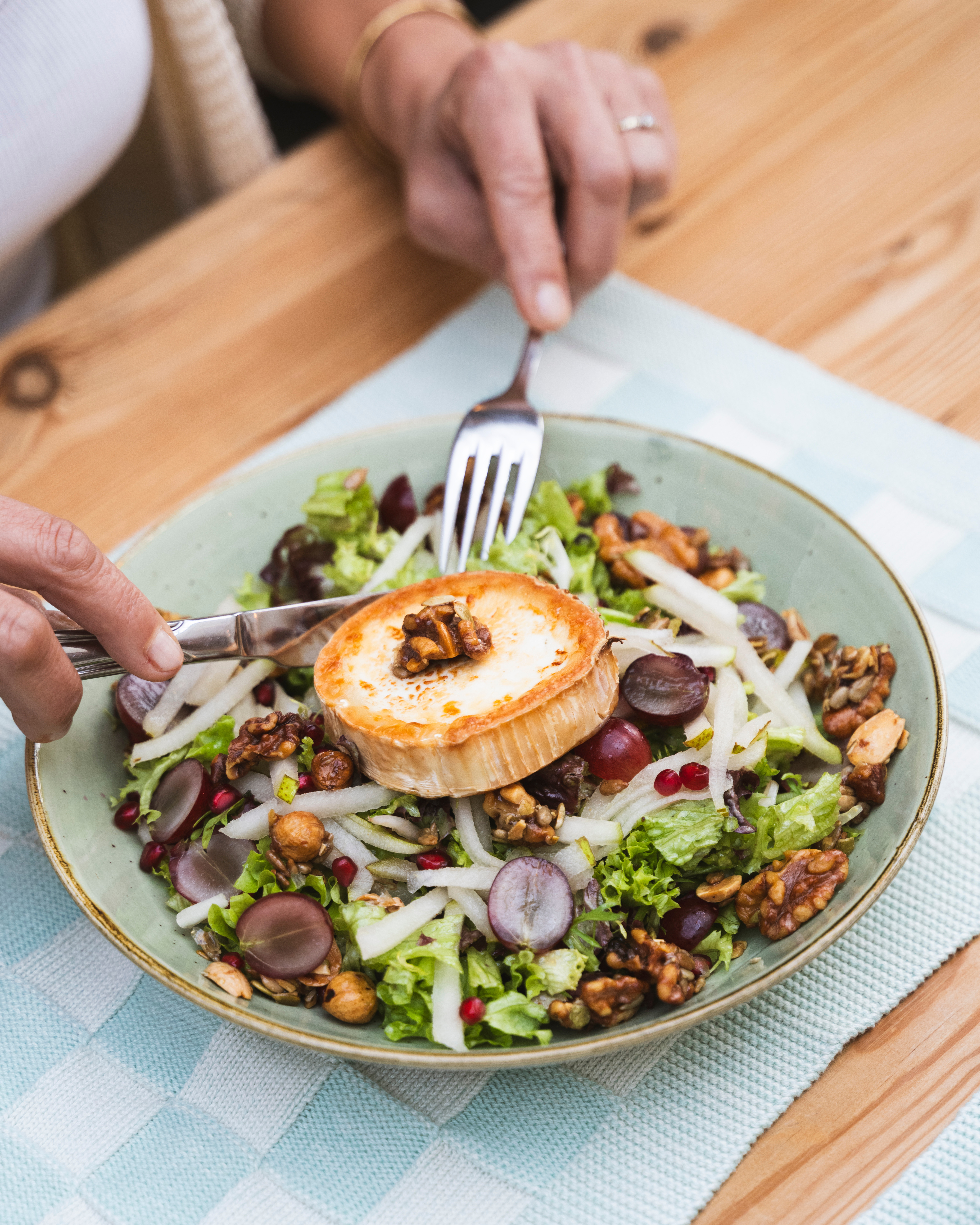 Placemat Block Ecru/Chocolate