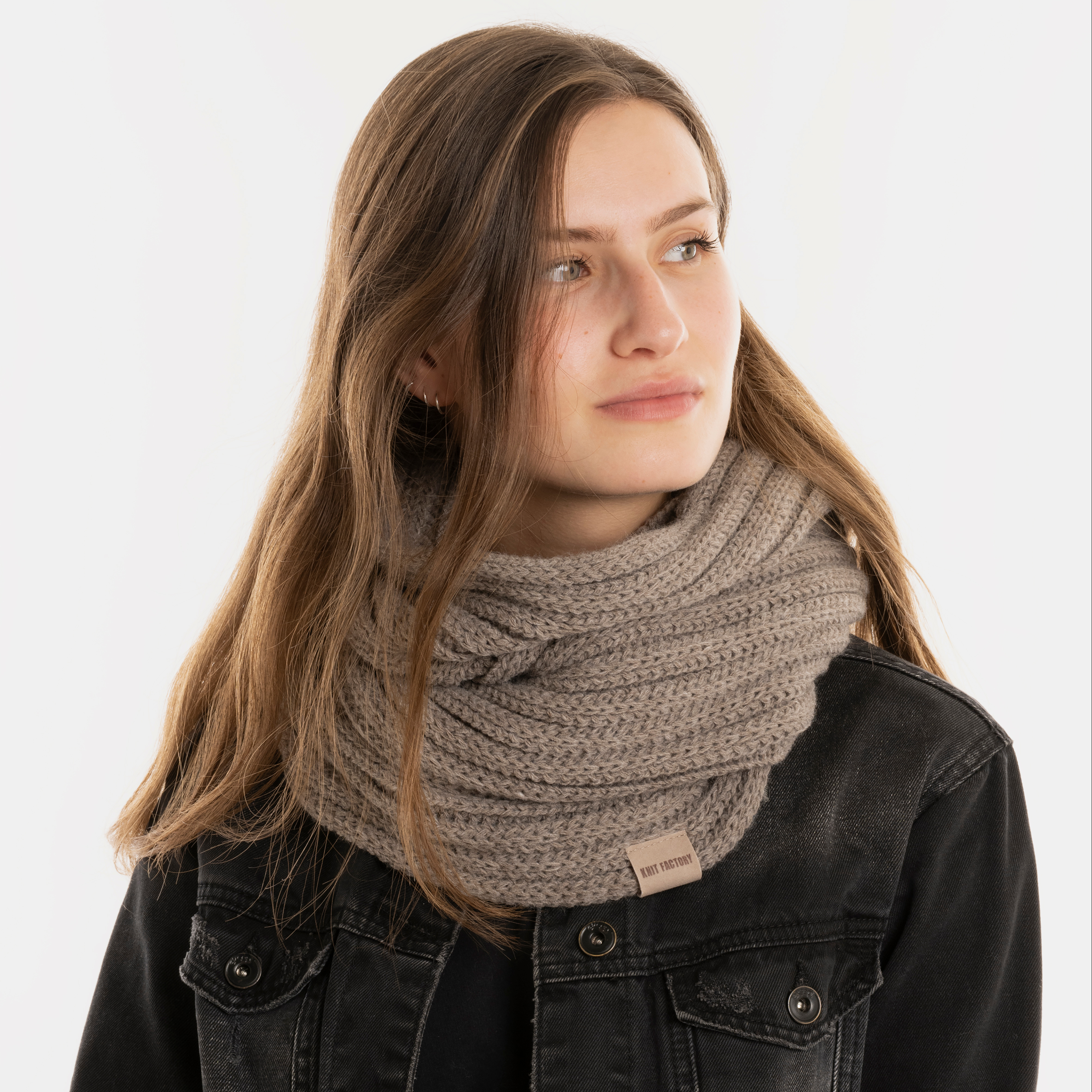 Nica Loop Schal Marron