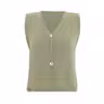 Lumi Knitted Gilet Olive Mist - 36/38