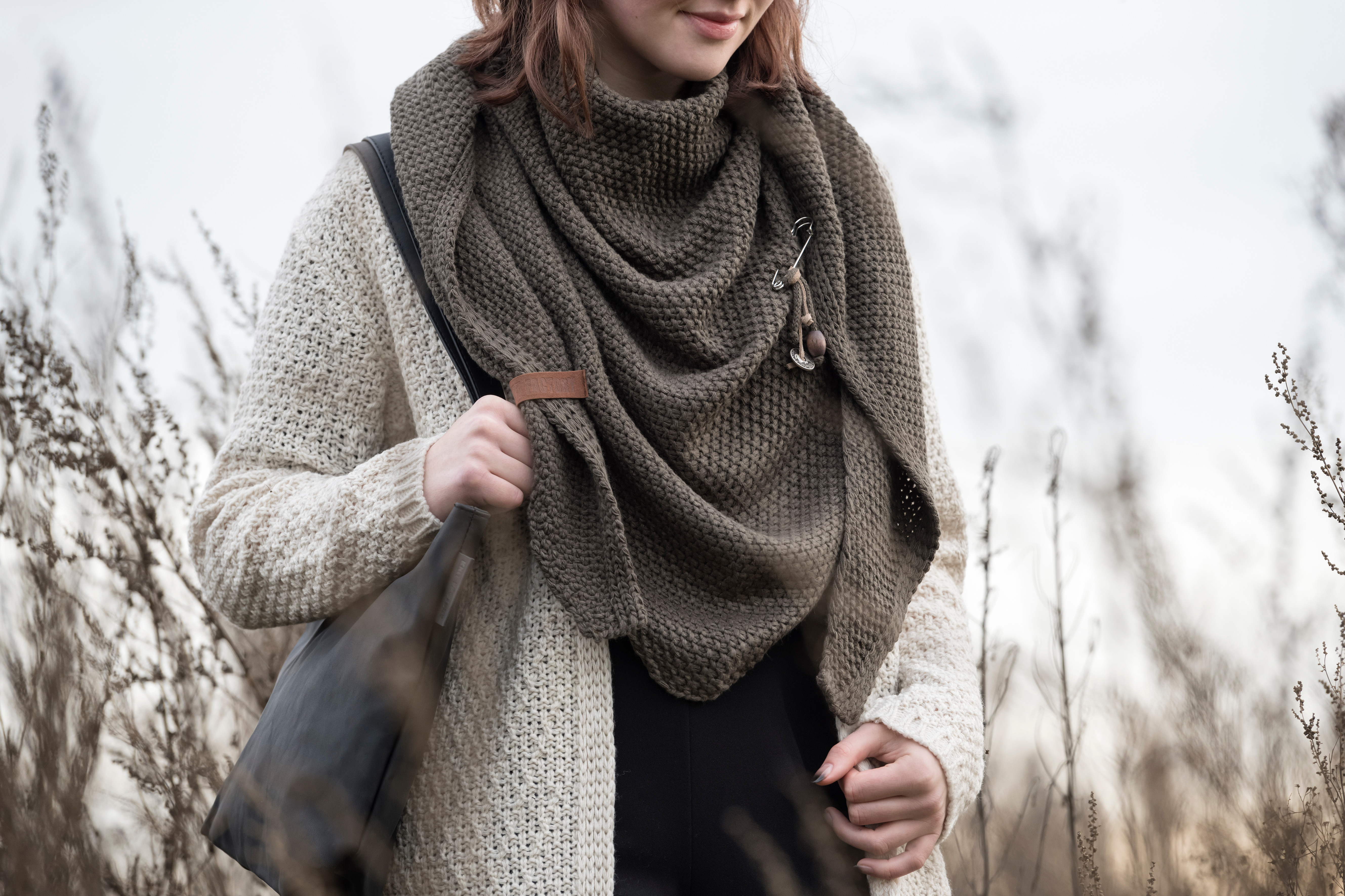 Coco Triangle Scarf Terra