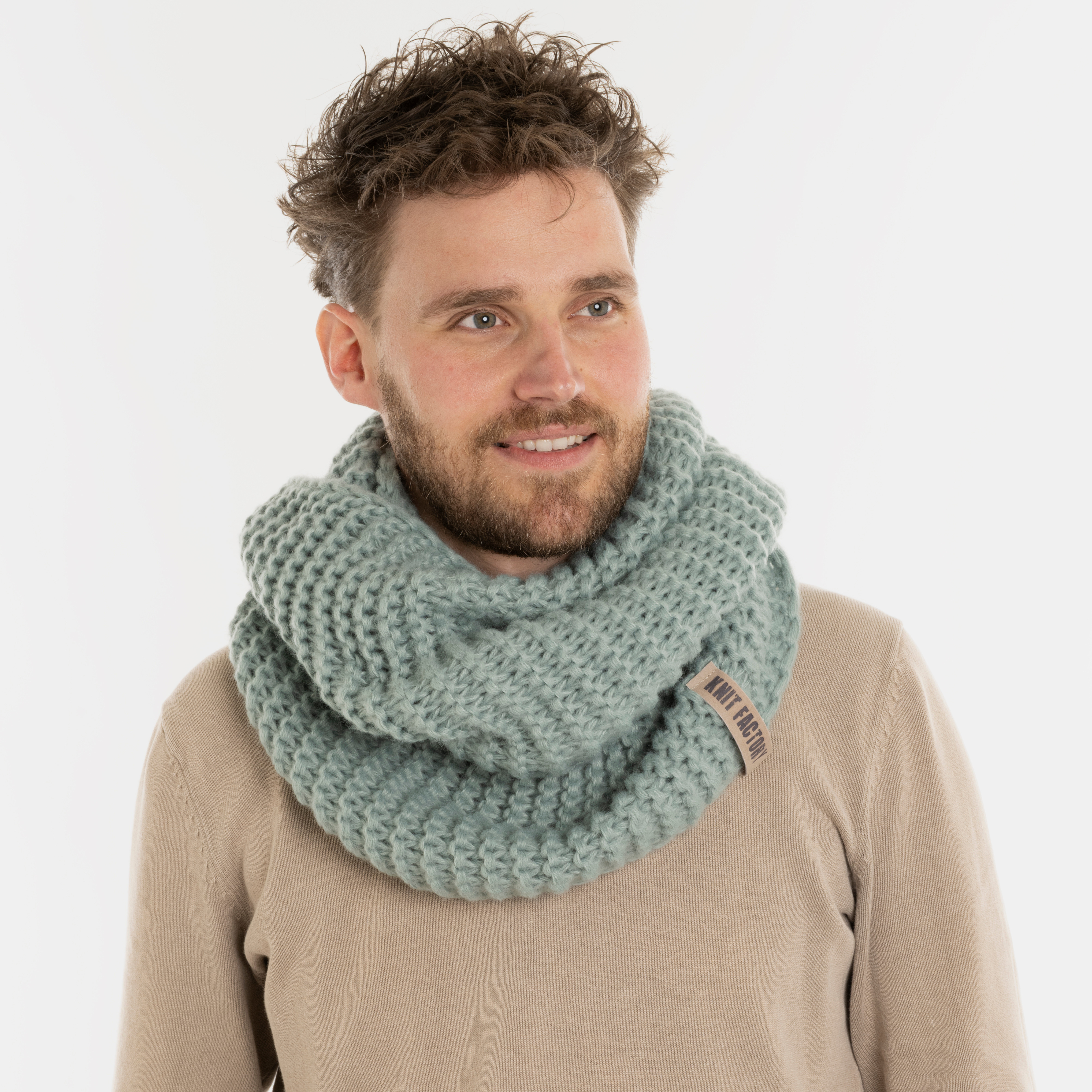 Alex Infinity Scarf Stone Green