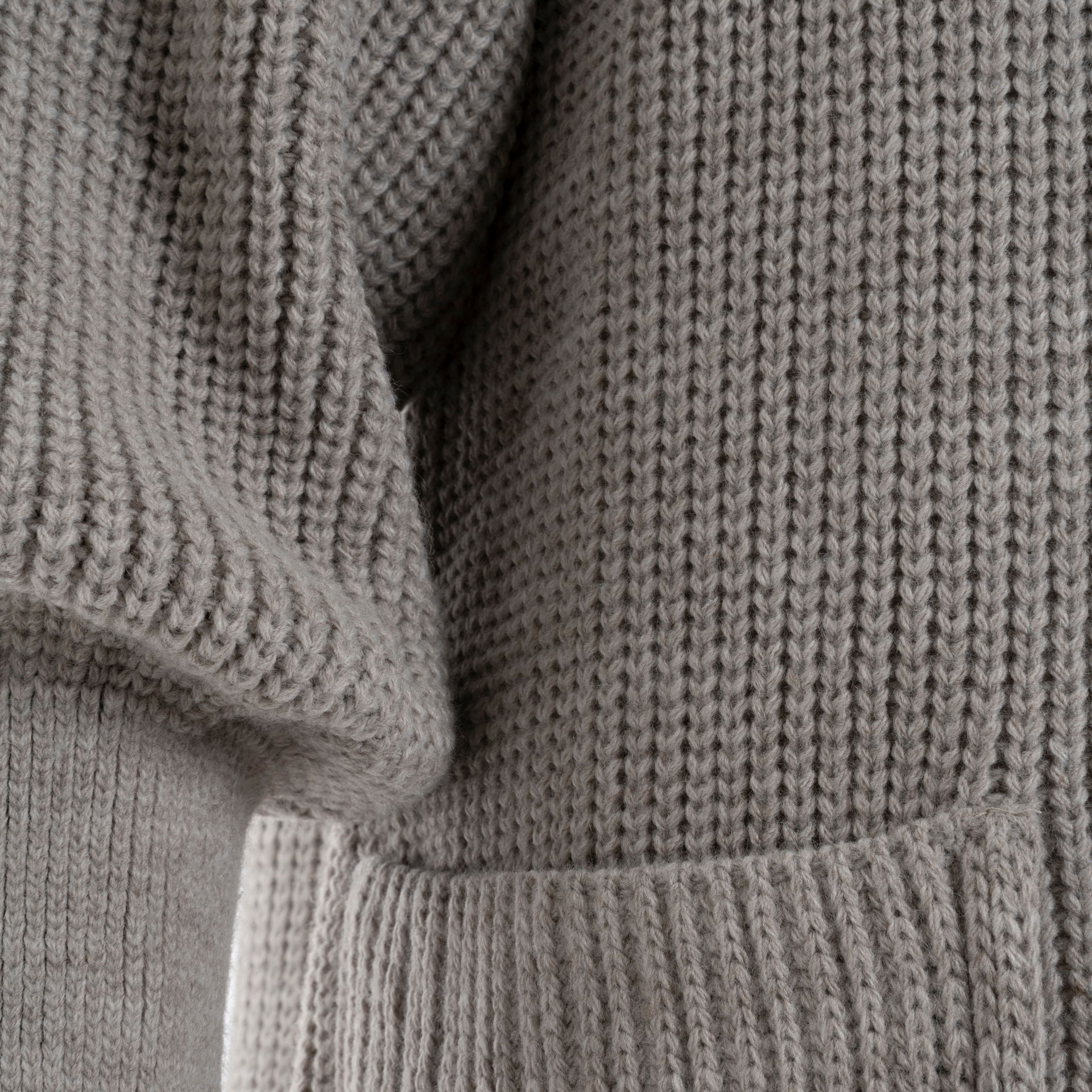 Patty Lange Strickjacke Iced Clay - 36/38