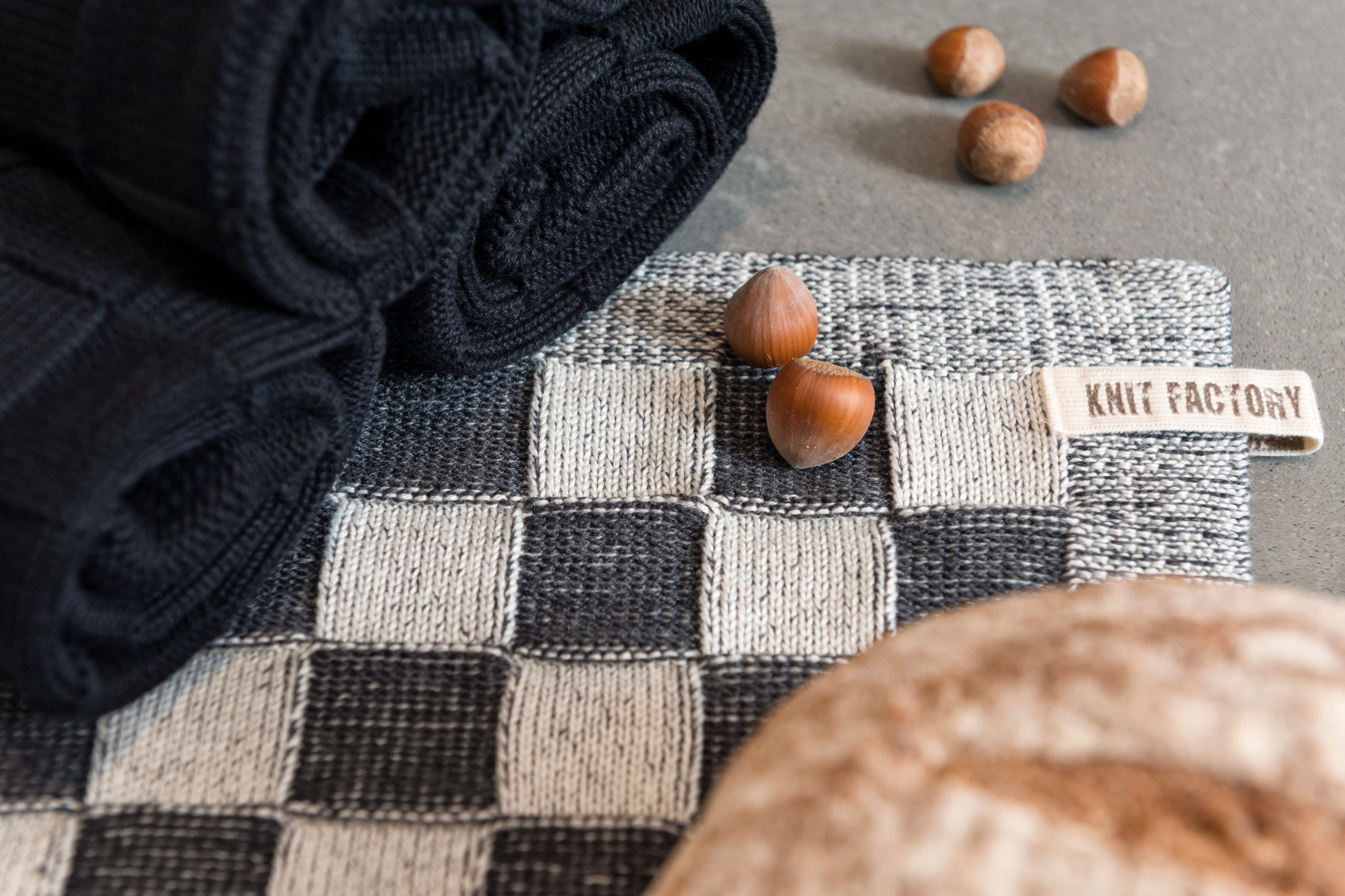 Placemat Block Ecru/Anthracite