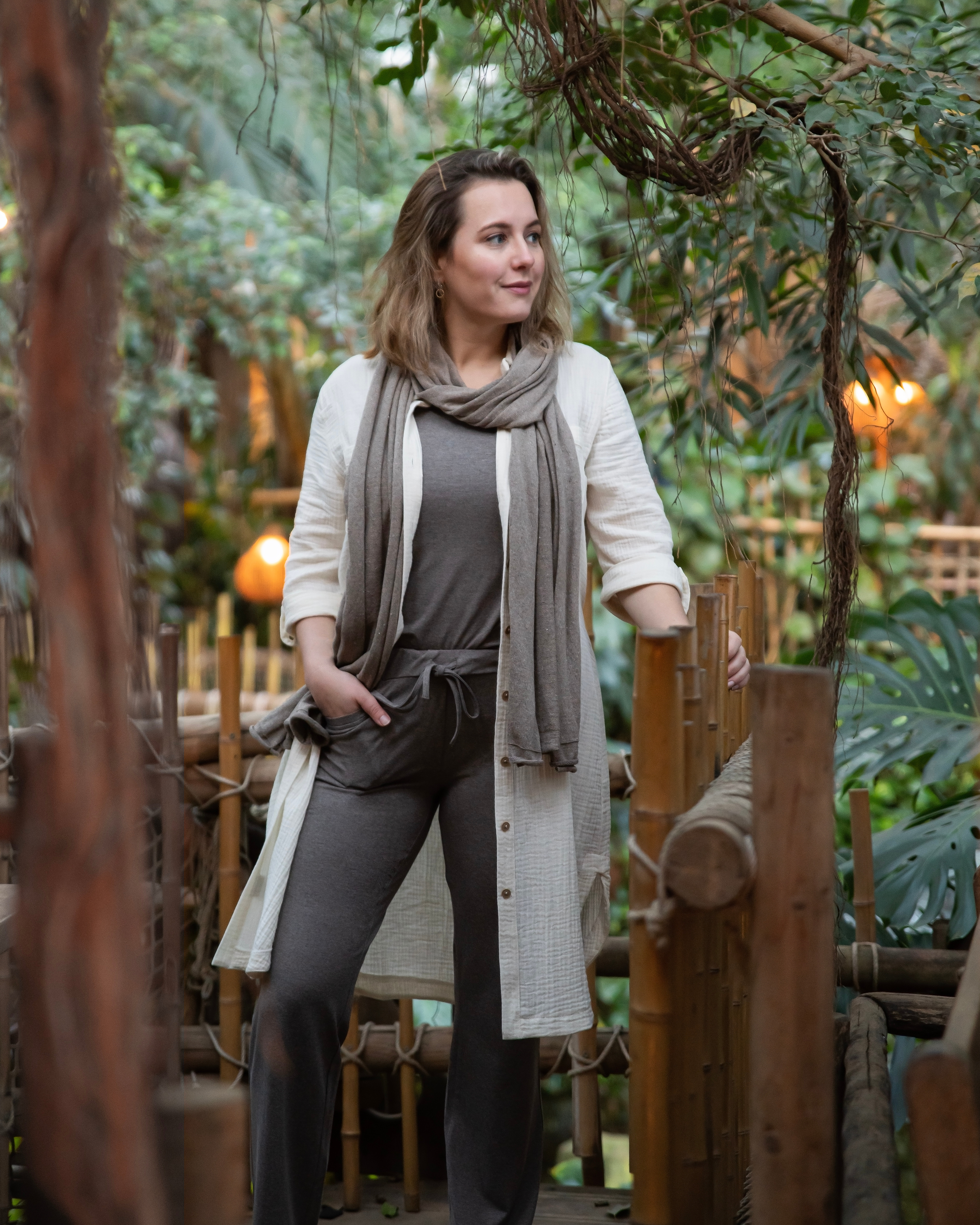 Iris Scarf Anthracite