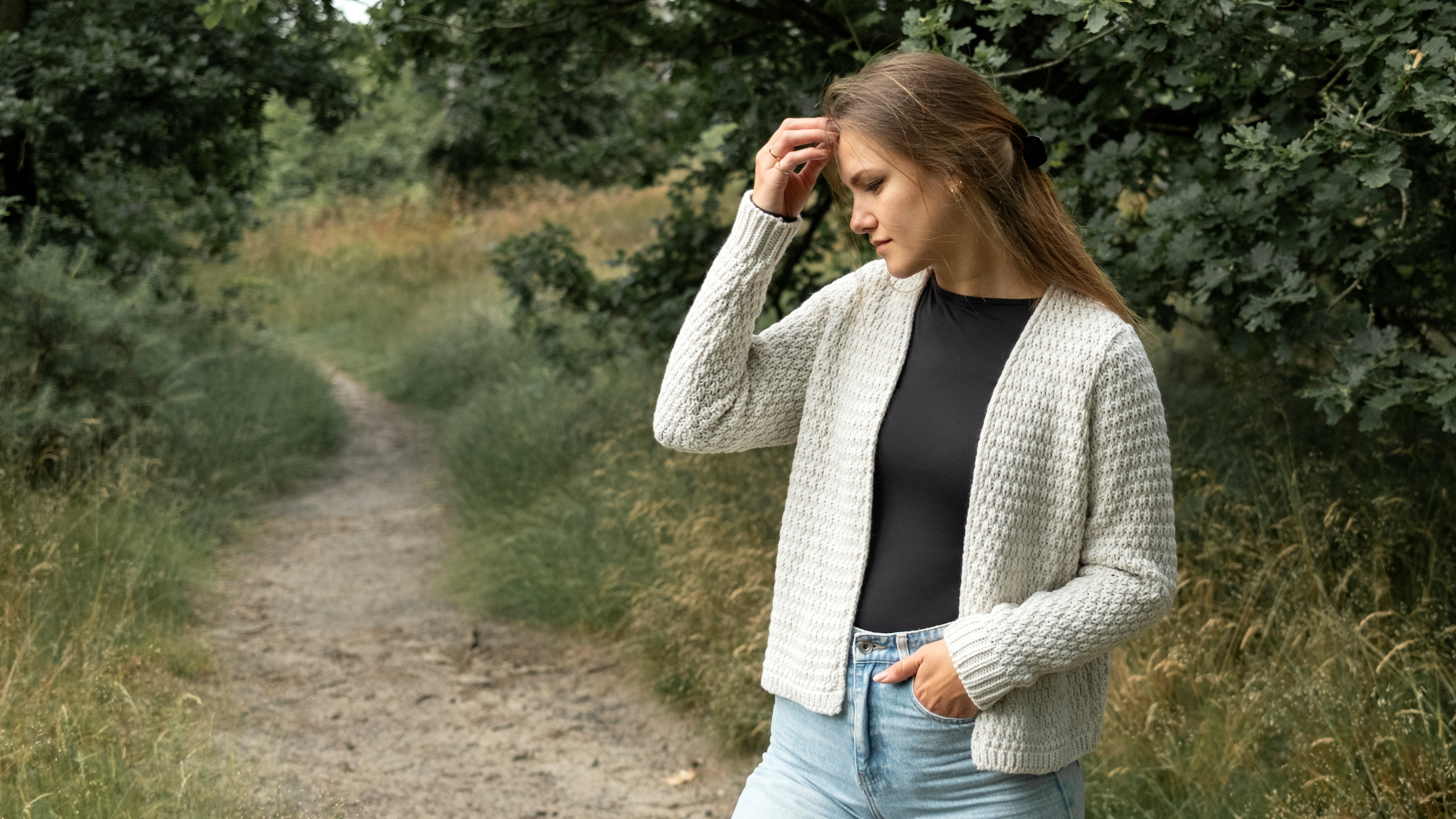 Becky Kurze Strickjacke Sage Green - 40/42