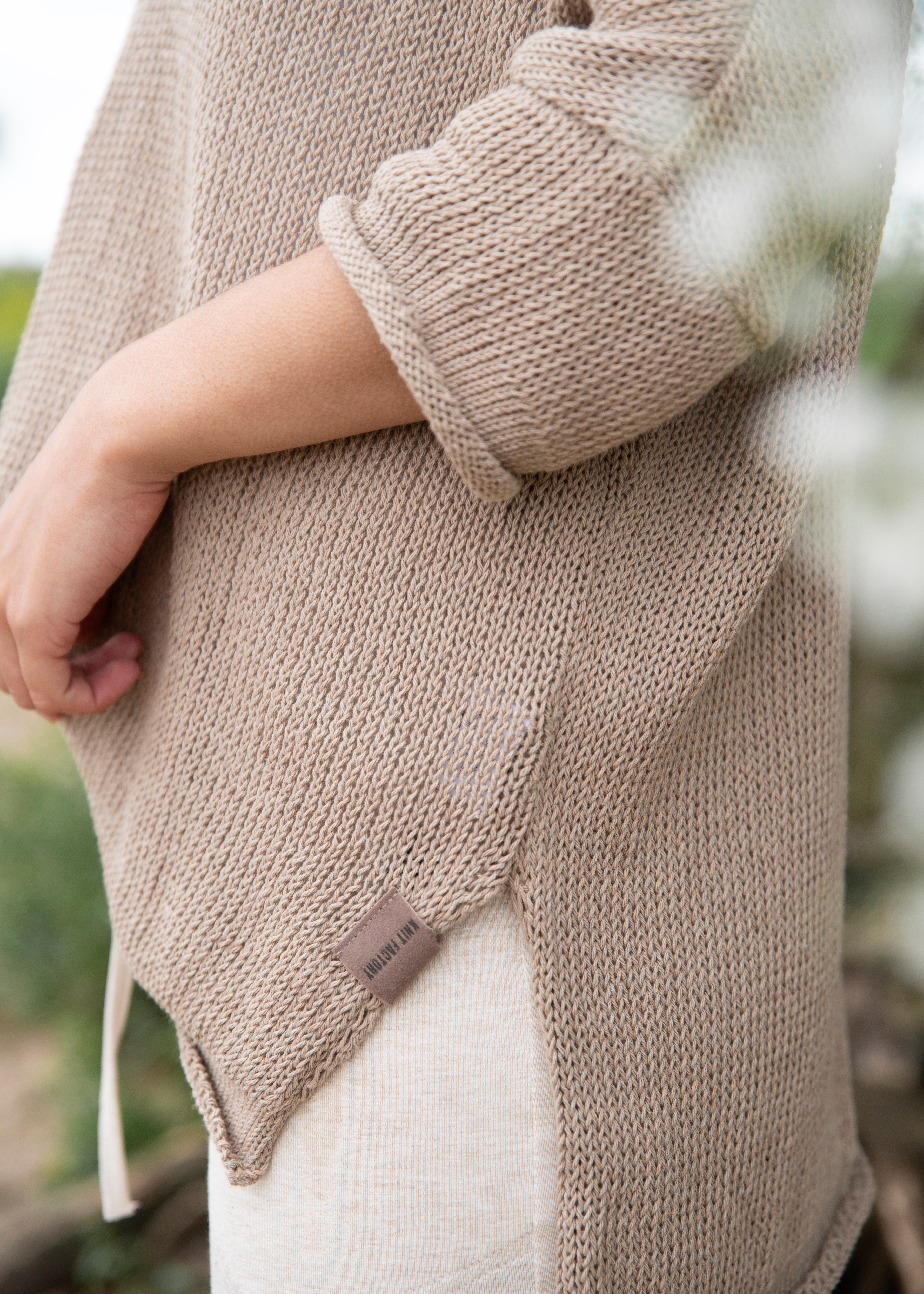 Jasmin Strickpullover V-Ausschnitt Grau - 36/44